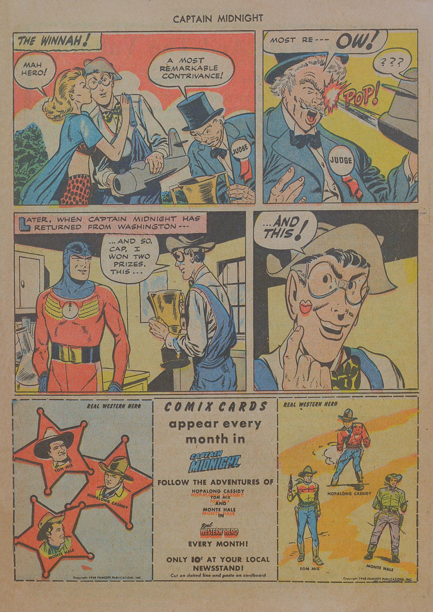 Read online Captain Midnight (1942) comic -  Issue #67 - 15