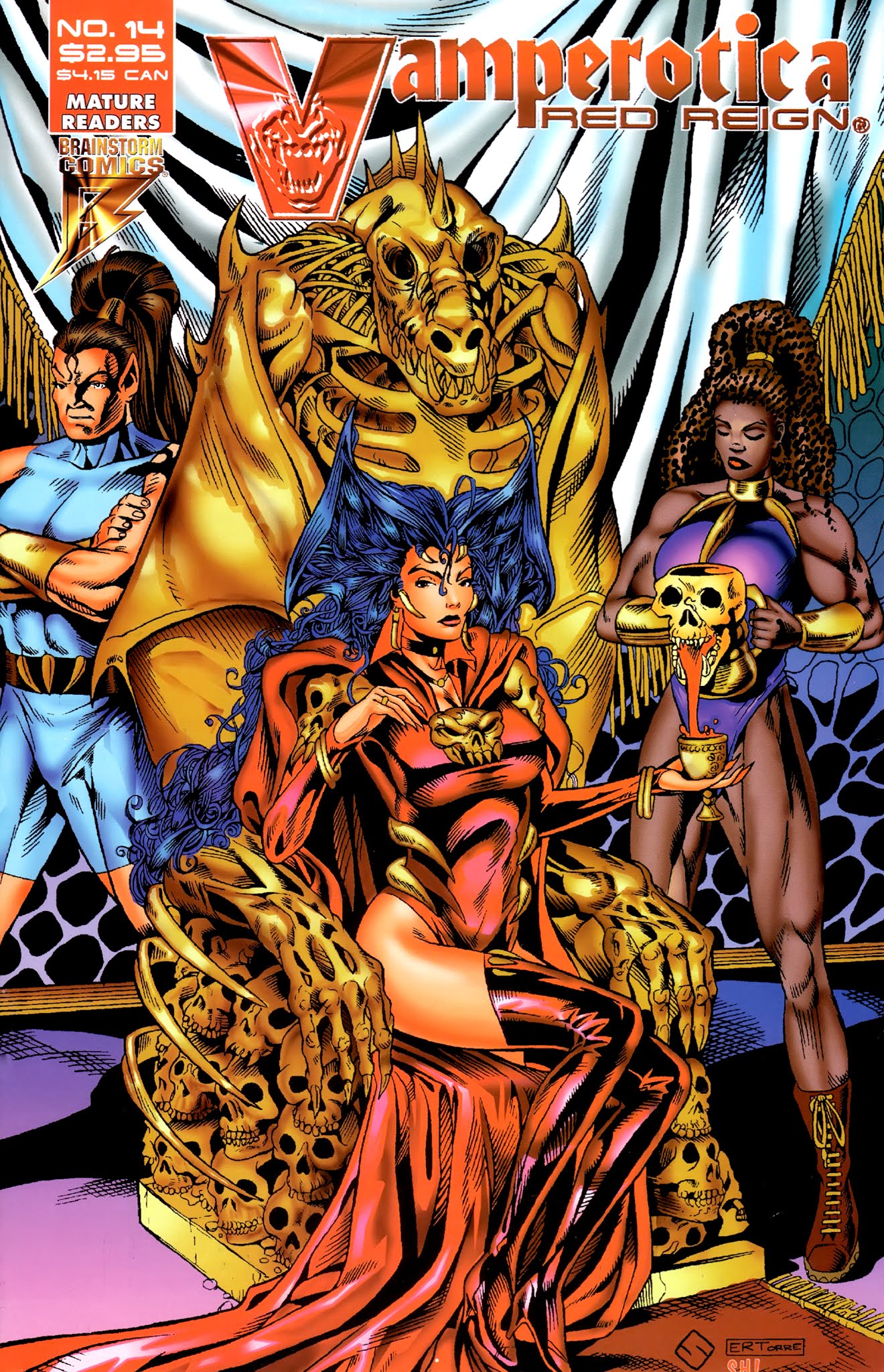 Read online Vamperotica comic -  Issue #14 - 1