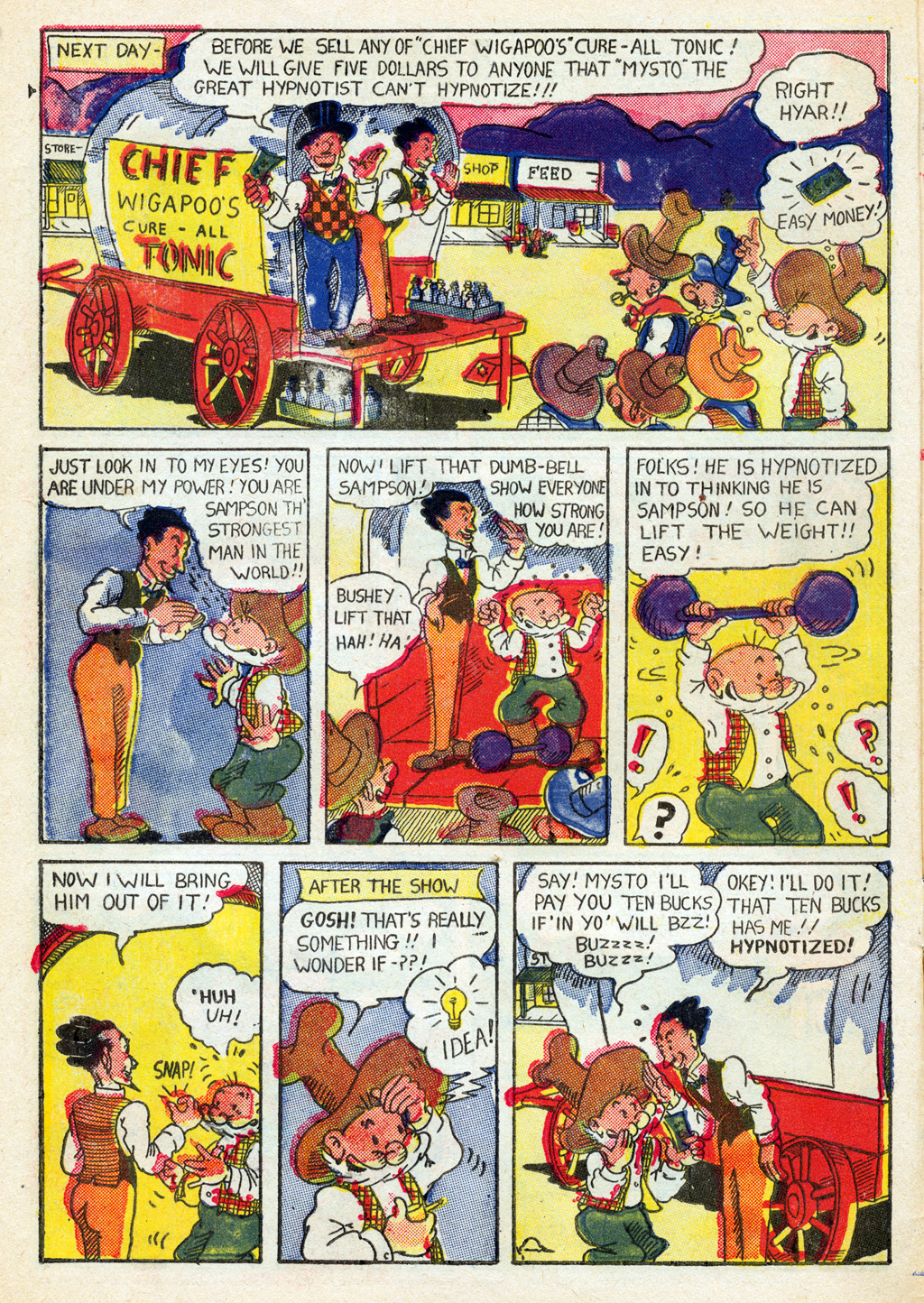 Read online Cowboy Western Comics (1948) comic -  Issue #19 - 10