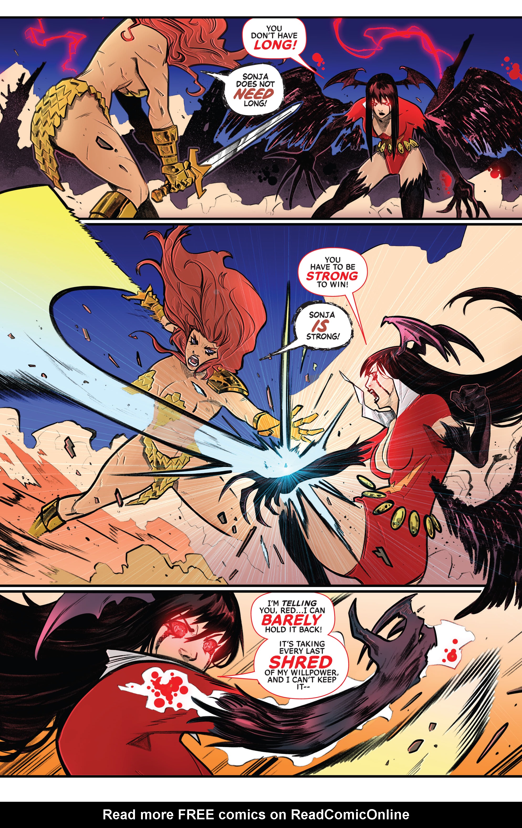 Read online Vampirella Vs. Red Sonja comic -  Issue #5 - 22