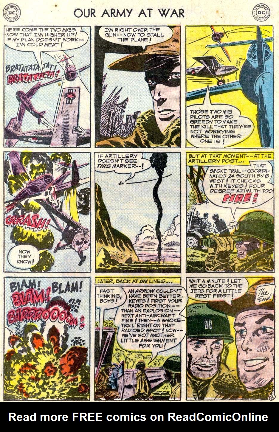 Read online Our Army at War (1952) comic -  Issue #9 - 32