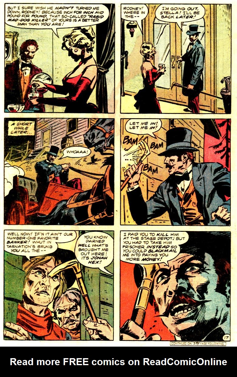 Read online Jonah Hex (1977) comic -  Issue #66 - 18