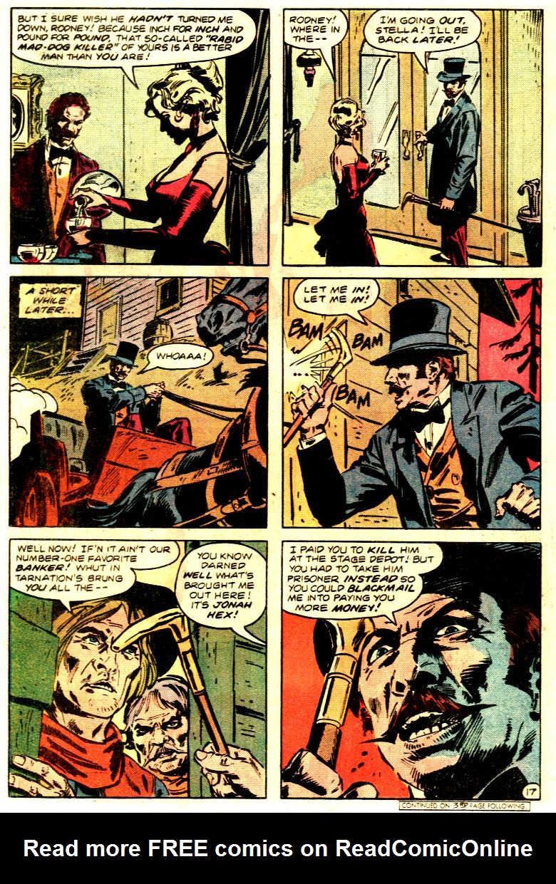 Read online Jonah Hex (1977) comic -  Issue #66 - 18
