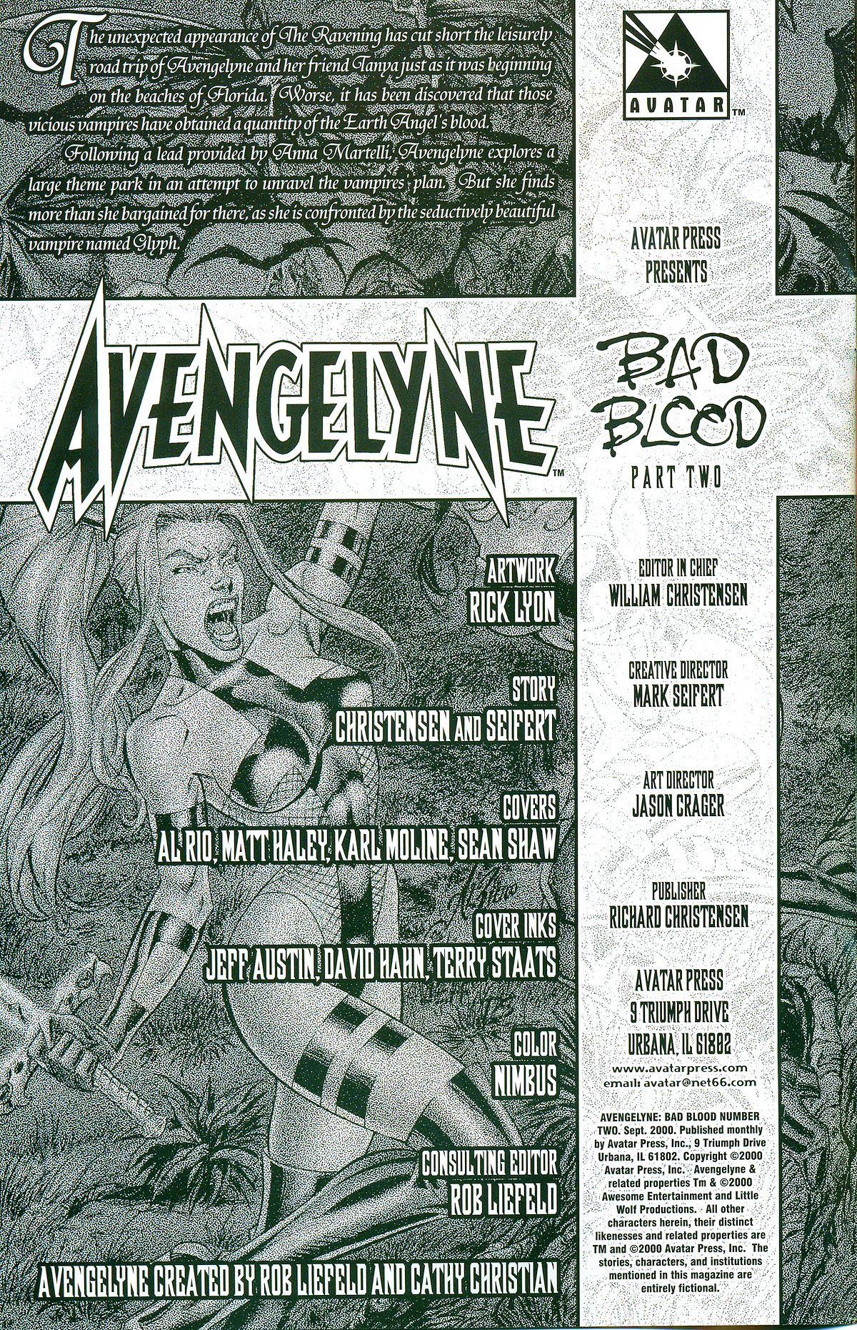 Read online Avengelyne: Bad Blood comic -  Issue #2 - 3
