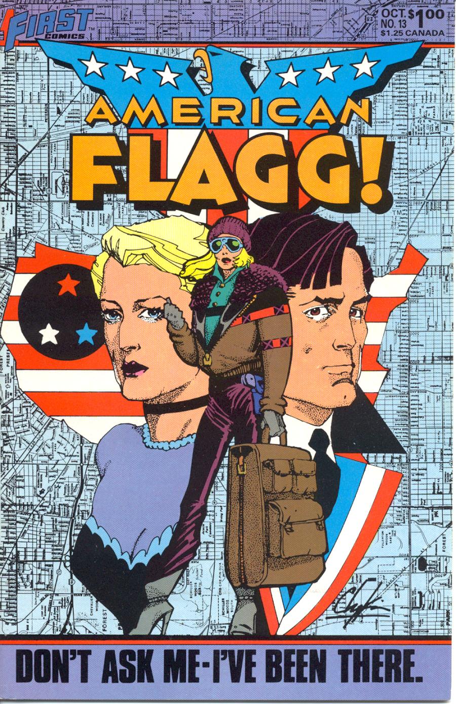 Read online American Flagg! comic -  Issue #13 - 1