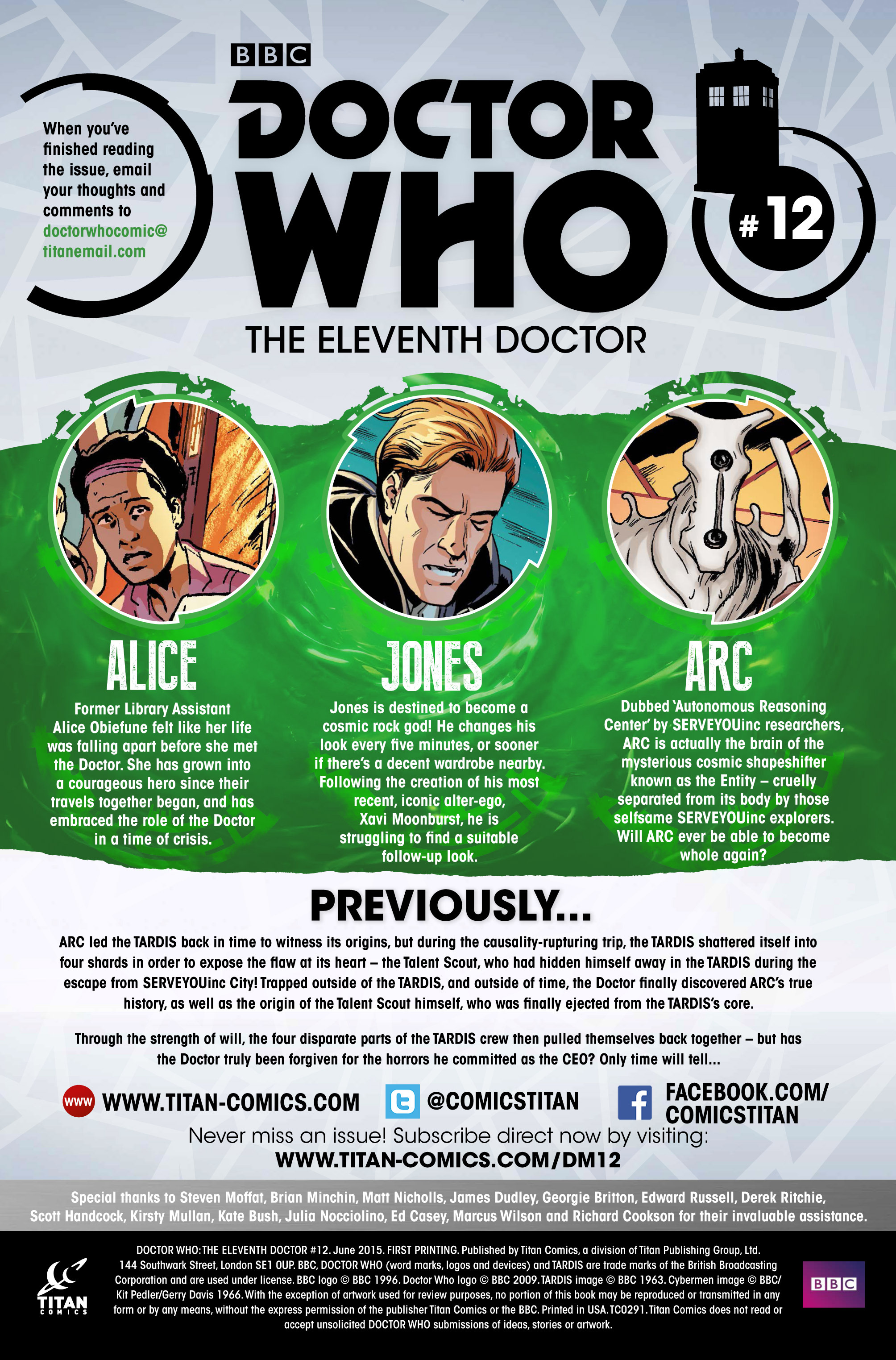 Read online Doctor Who: The Eleventh Doctor comic -  Issue #12 - 3