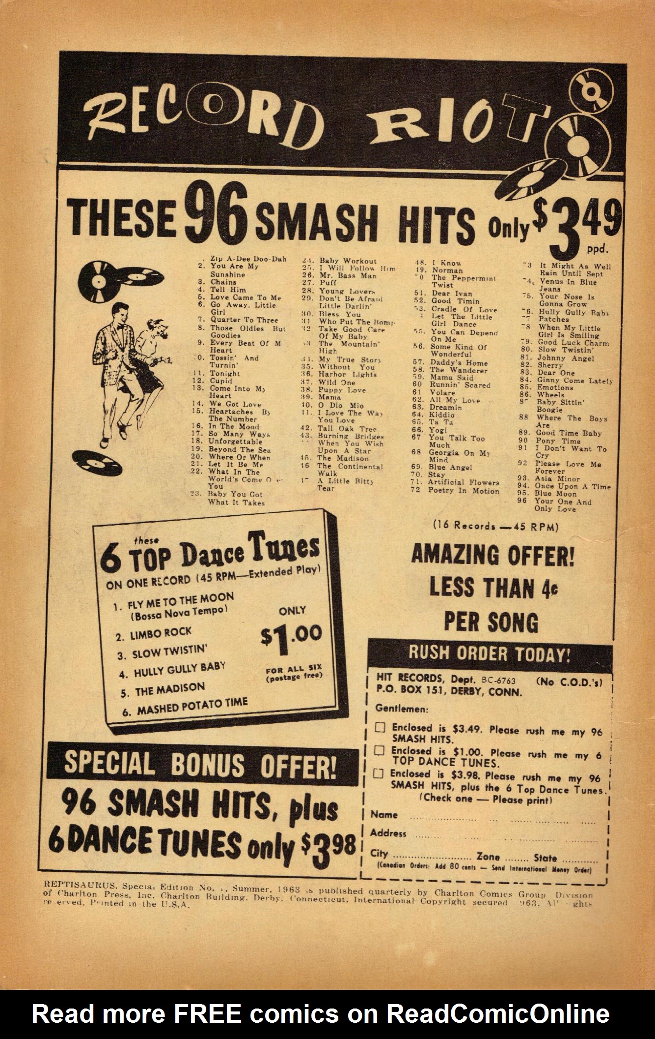 Read online Reptisaurus comic -  Issue # _Special 1 - 2