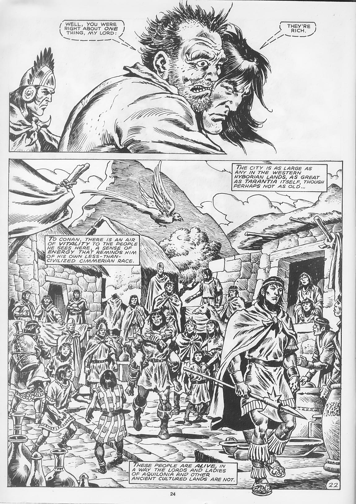 Read online The Savage Sword Of Conan comic -  Issue #166 - 26