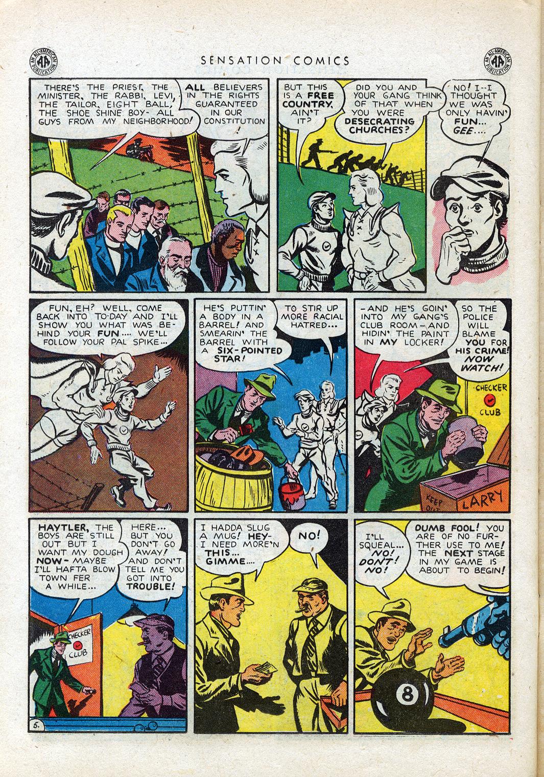 Read online Sensation (Mystery) Comics comic -  Issue #38 - 36