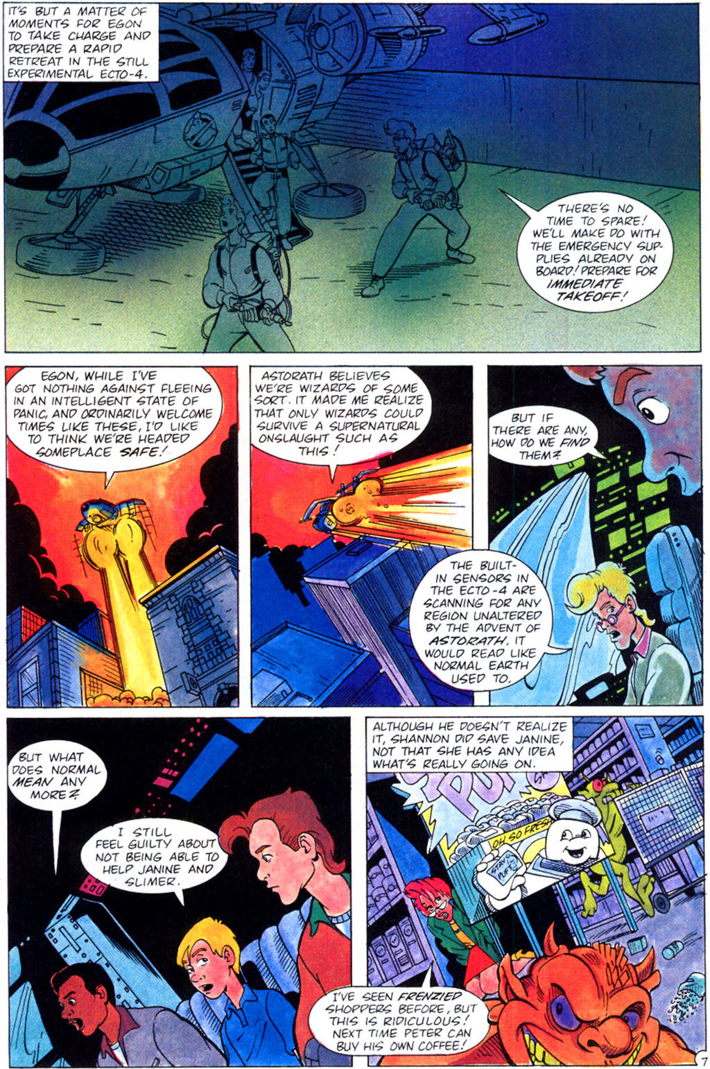 Read online Real Ghostbusters comic -  Issue #10 - 9