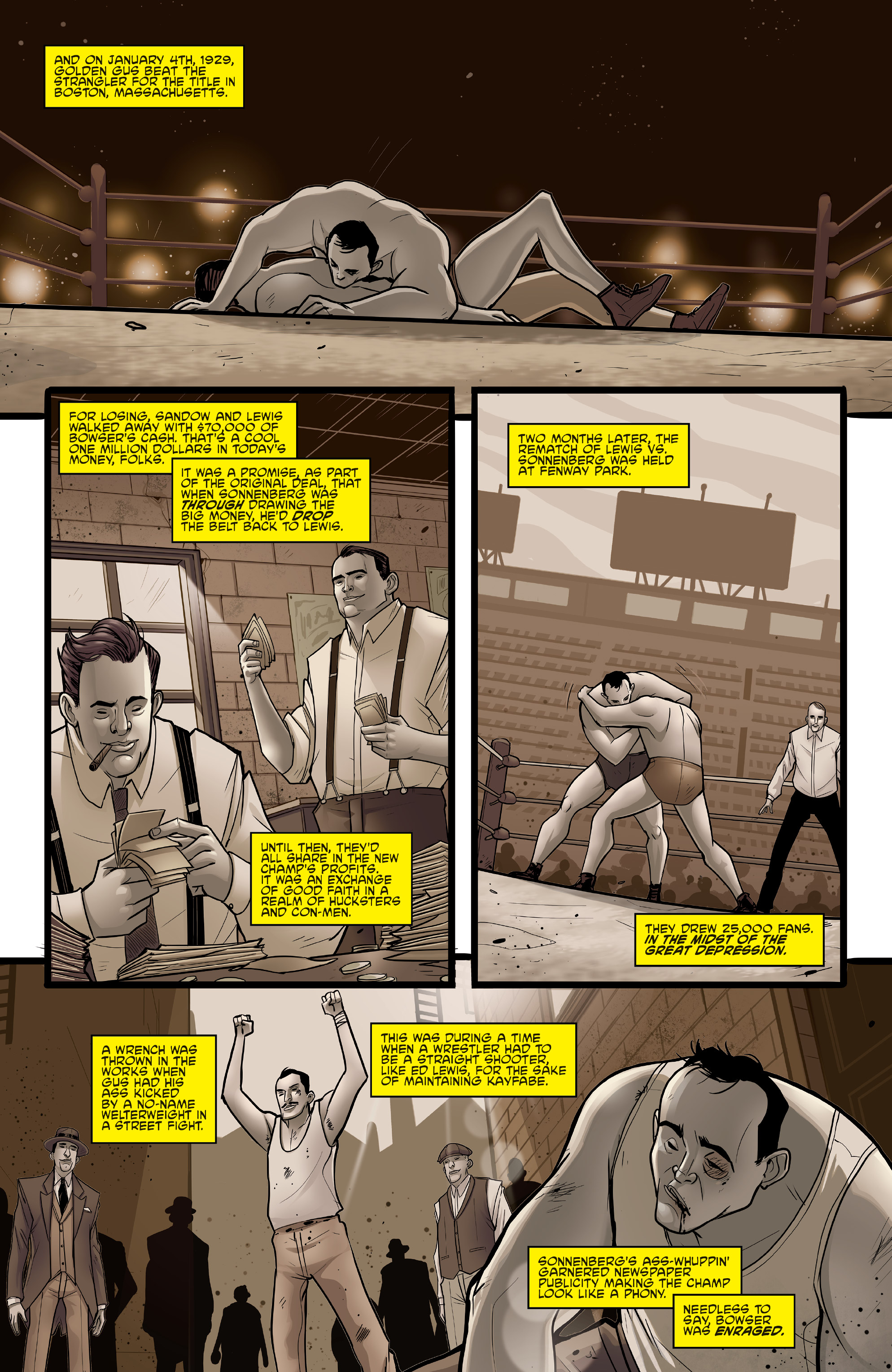 Read online Jim Cornette Presents: Behind the Curtain - Real Pro Wrestling Stories comic -  Issue # TPB - 52