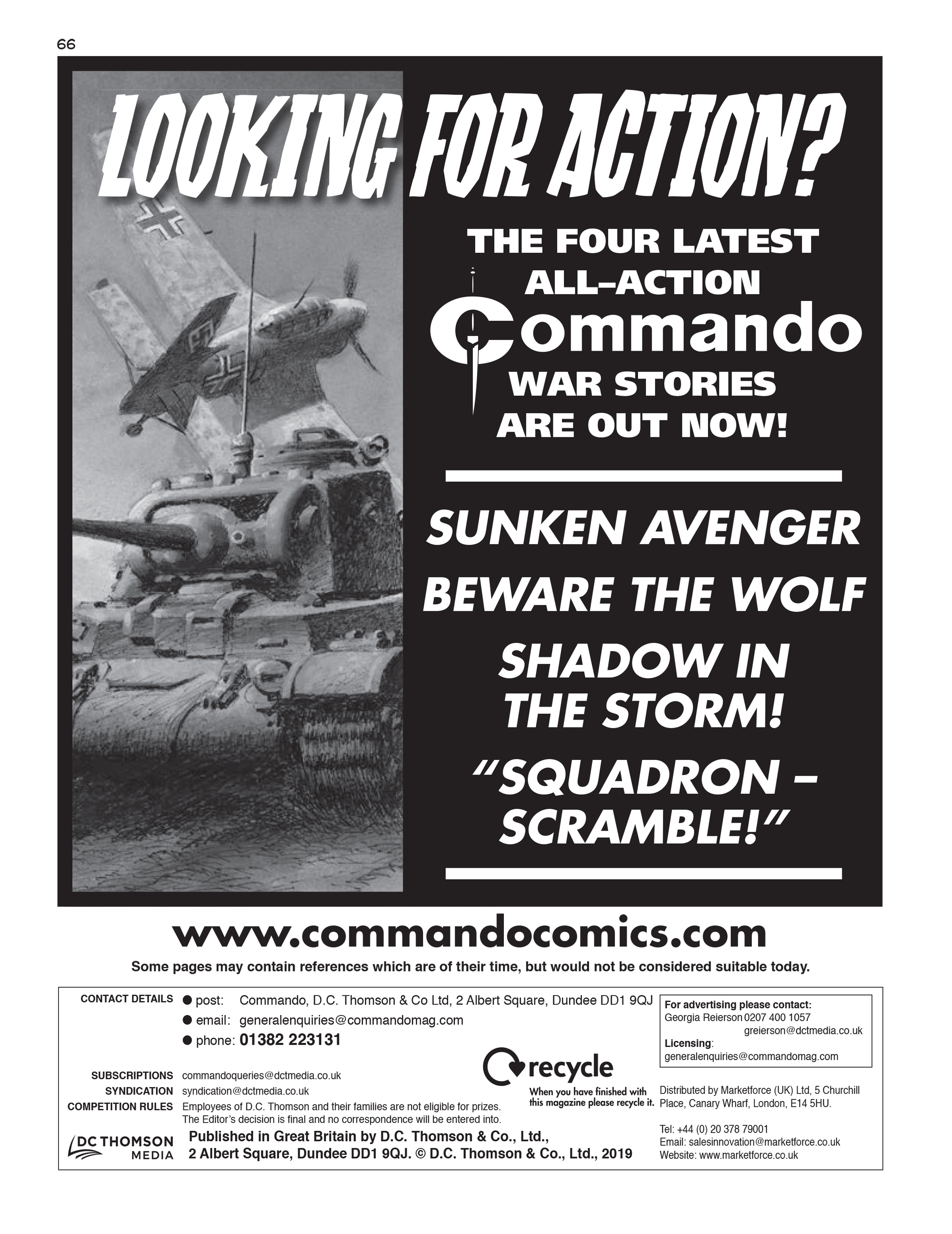 Read online Commando: For Action and Adventure comic -  Issue #5227 - 65