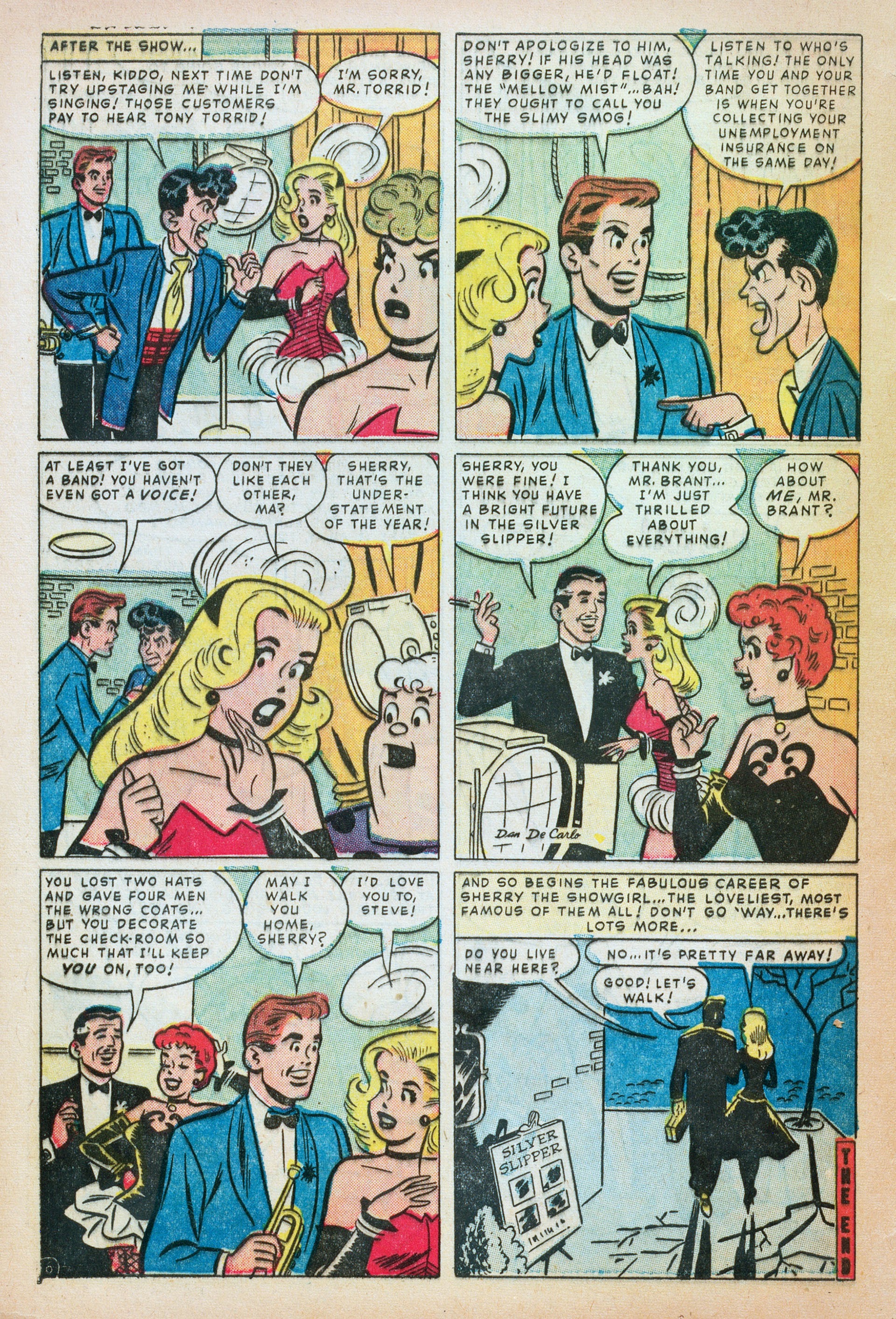 Read online Sherry the Showgirl (1956) comic -  Issue #1 - 8