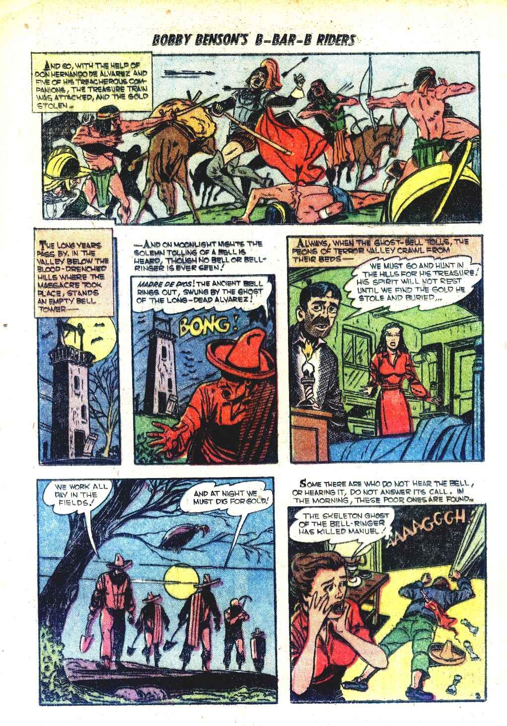 Read online Bobby Benson's B-Bar-B Riders comic -  Issue #14 - 28