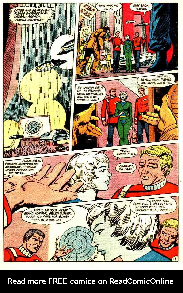 Read online Star Trek (1984) comic -  Issue #16 - 14