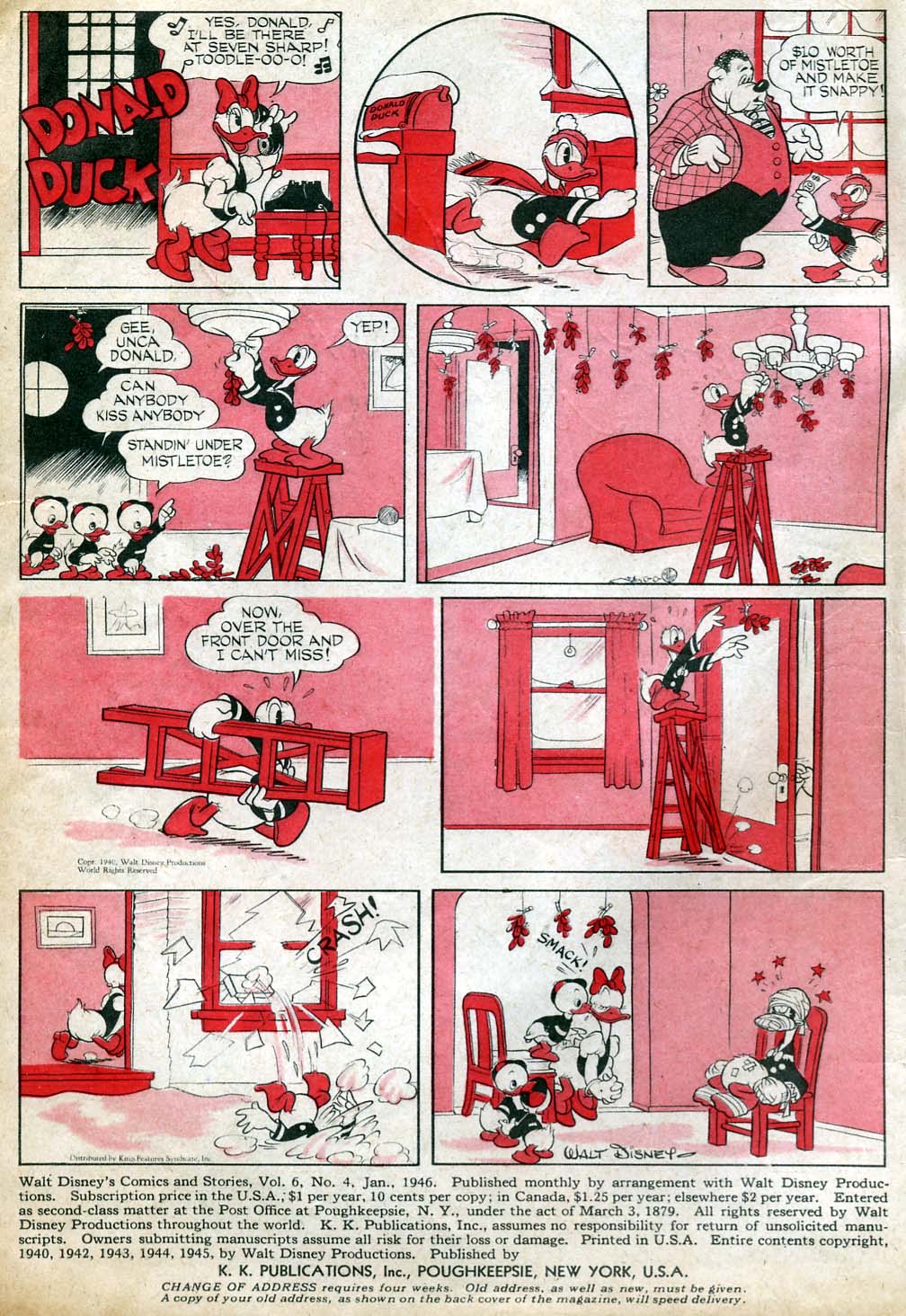 Read online Walt Disney's Comics and Stories comic -  Issue #64 - 2