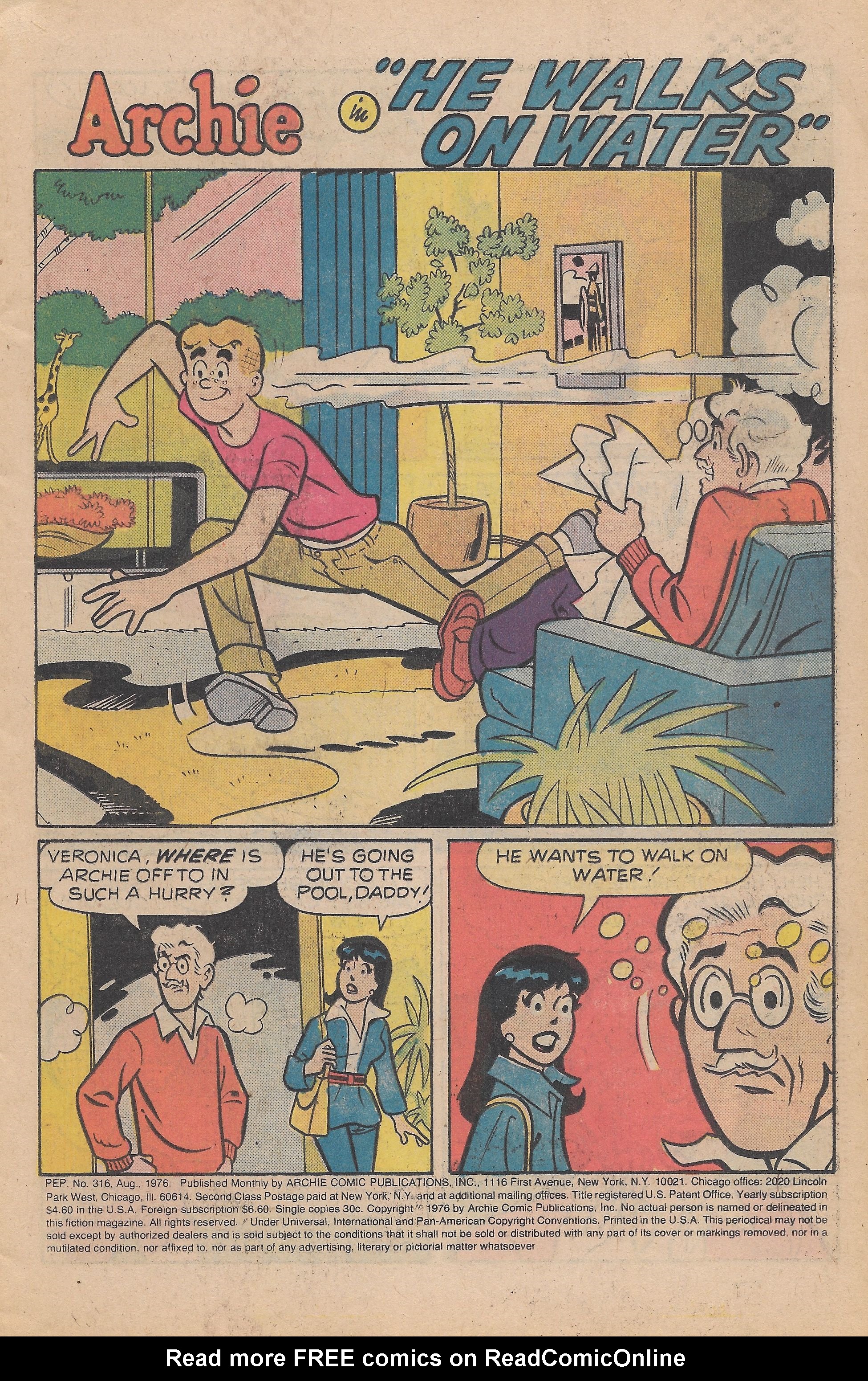 Read online Pep Comics comic -  Issue #316 - 3