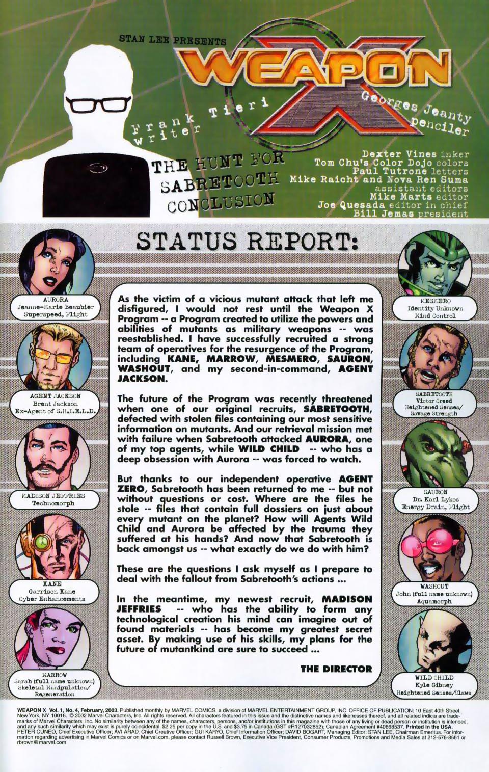 Read online Weapon X (2002) comic -  Issue #4 - 3
