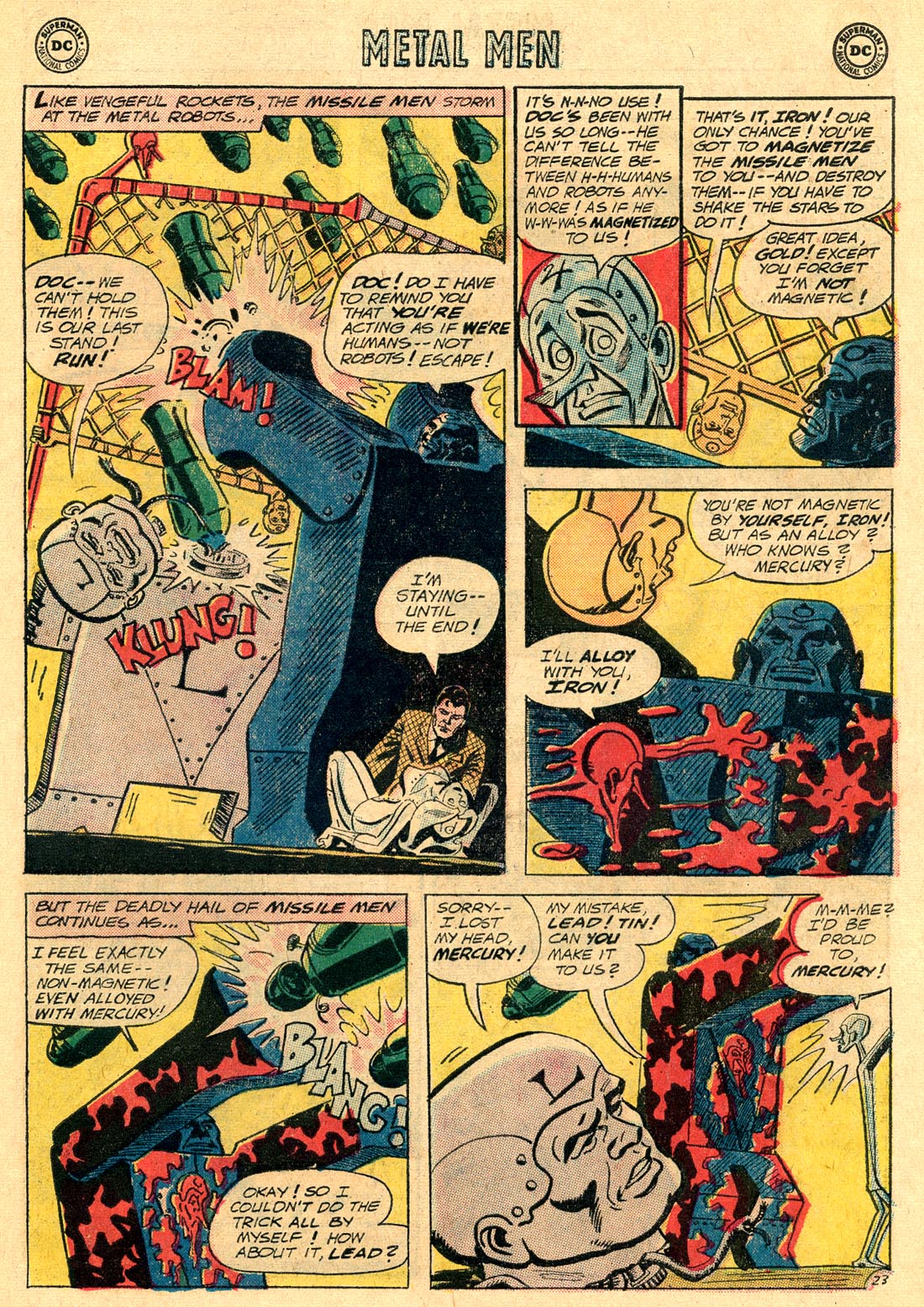 Read online Metal Men (1963) comic -  Issue #12 - 31