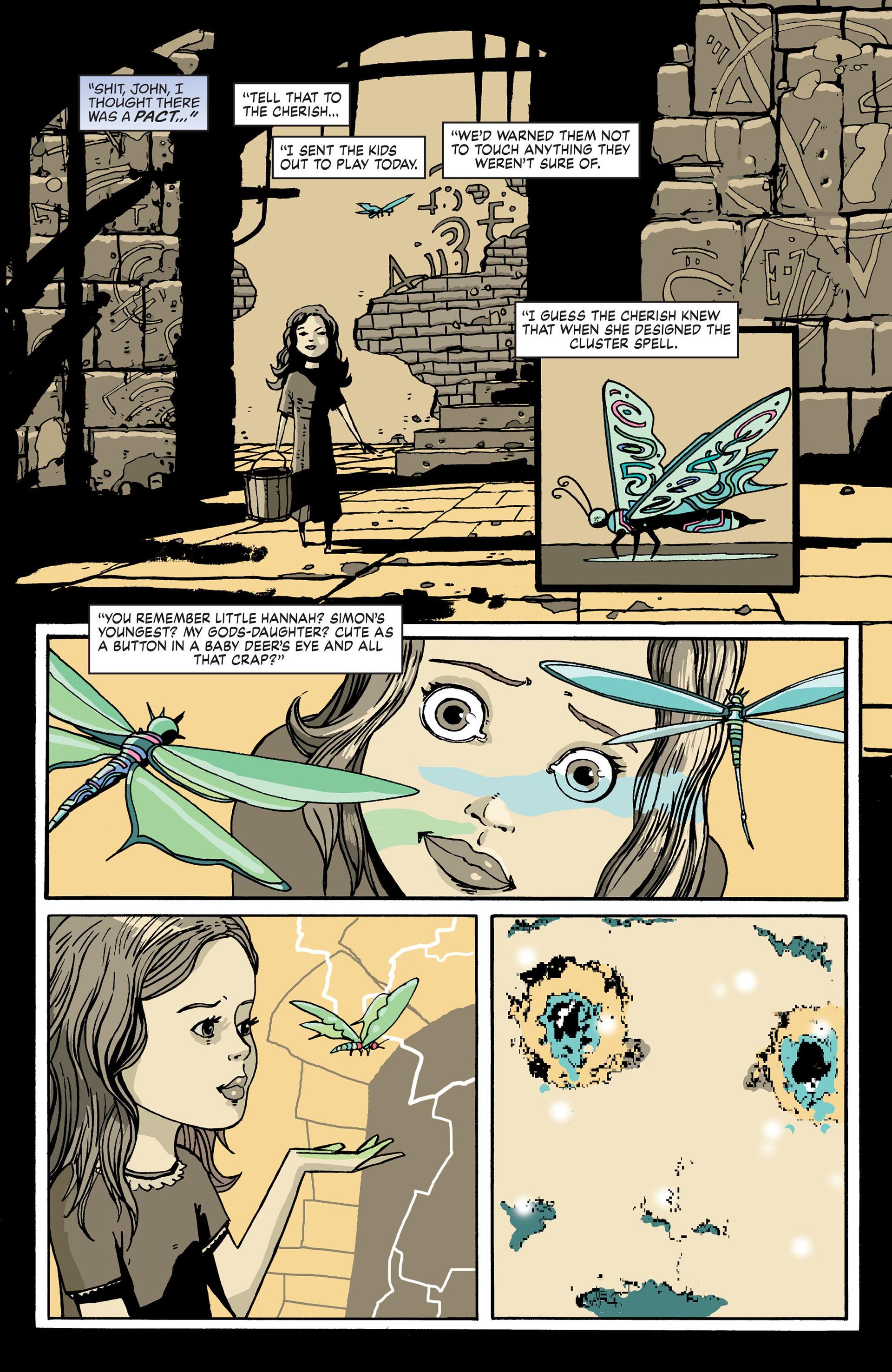 Read online Books of Magick: Life During Wartime comic -  Issue #3 - 10