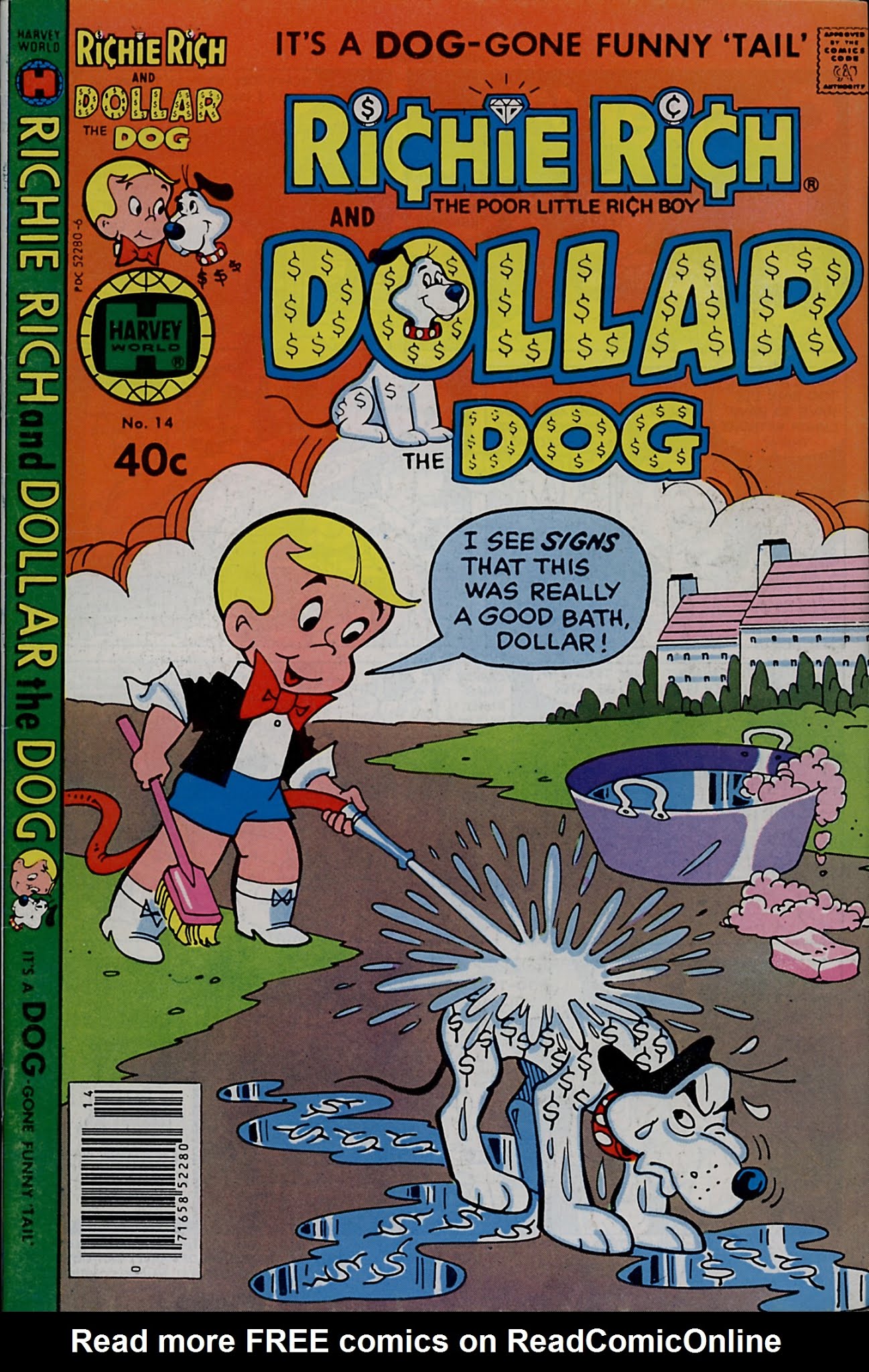 Read online Richie Rich & Dollar the Dog comic -  Issue #14 - 1