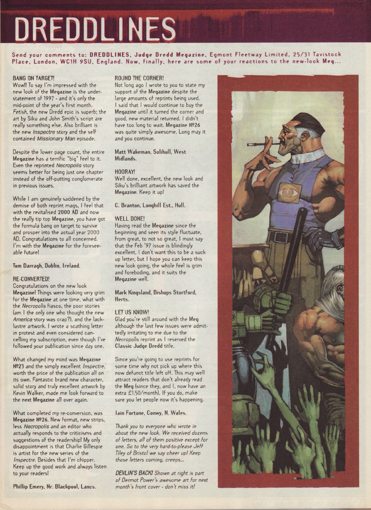Read online Judge Dredd Megazine (vol. 3) comic -  Issue #29 - 28