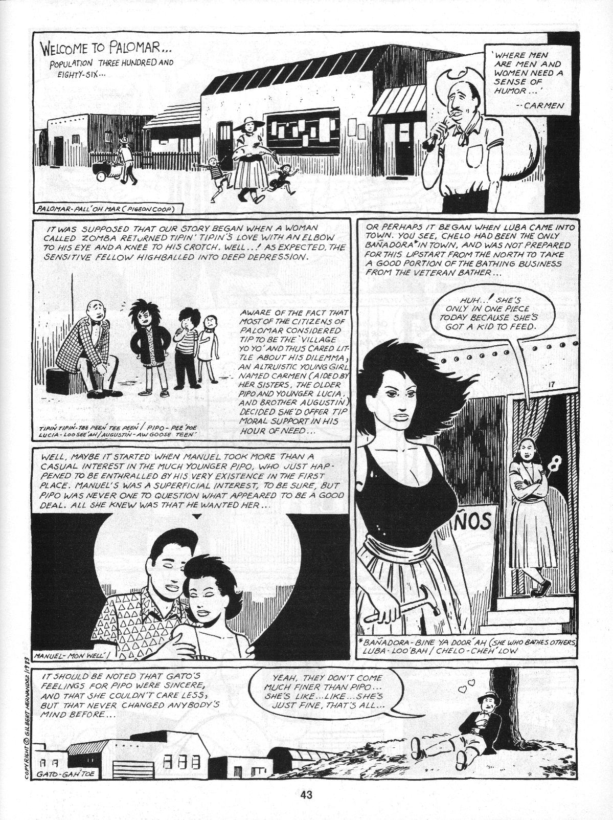 Read online Love and Rockets (1982) comic -  Issue #4 - 45