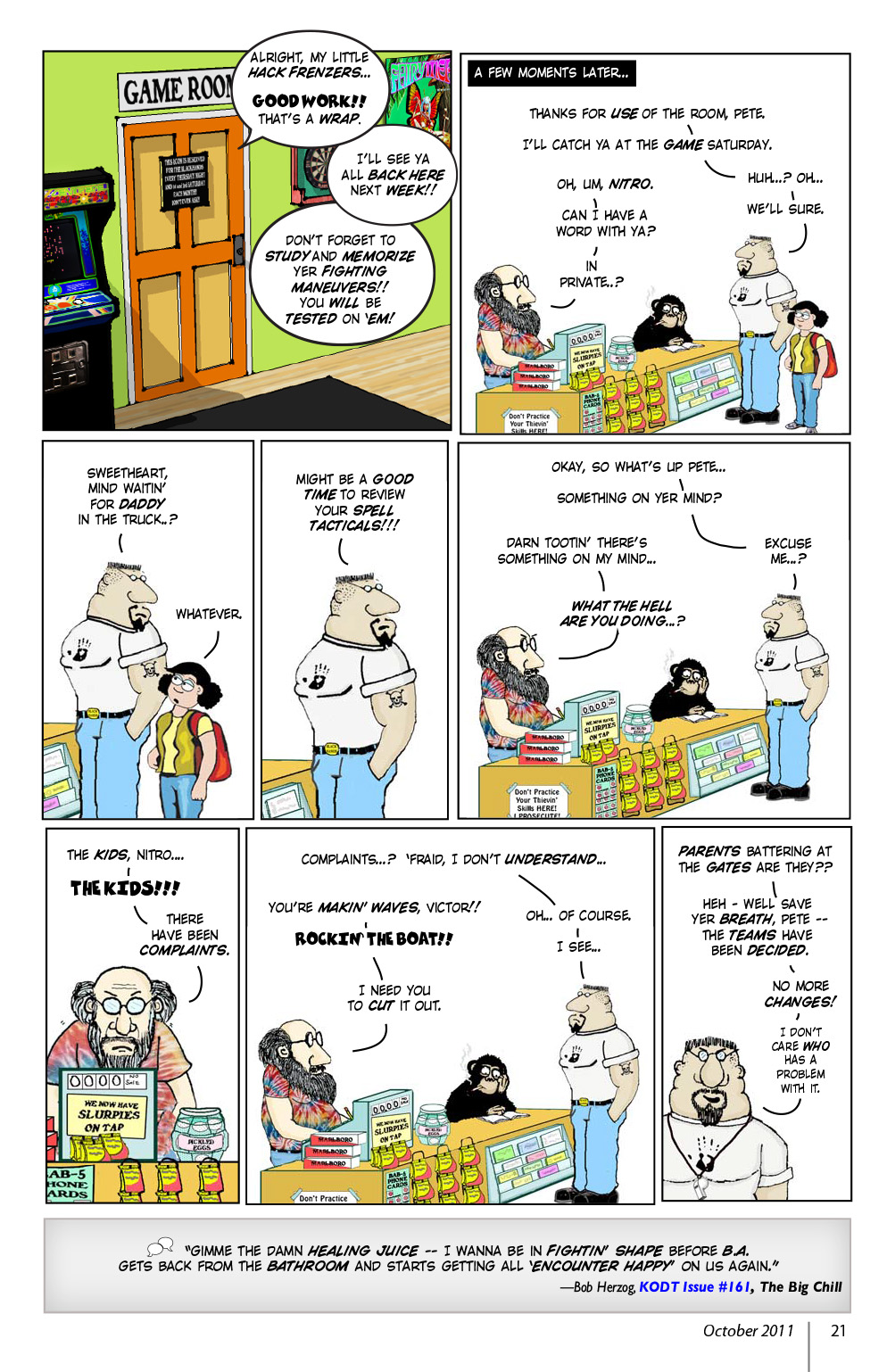 Read online Knights of the Dinner Table comic -  Issue #180 - 23