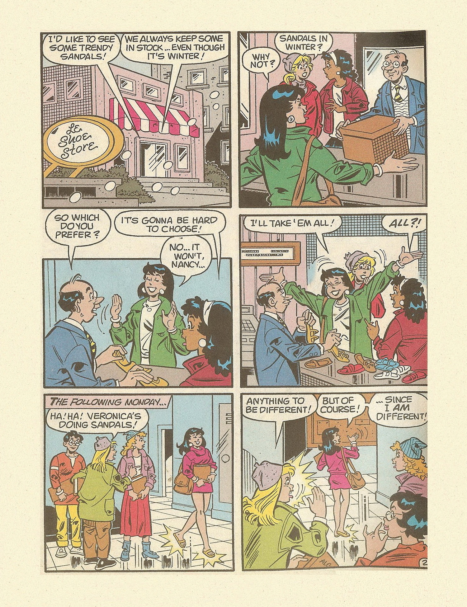 Read online Betty and Veronica Digest Magazine comic -  Issue #118 - 4