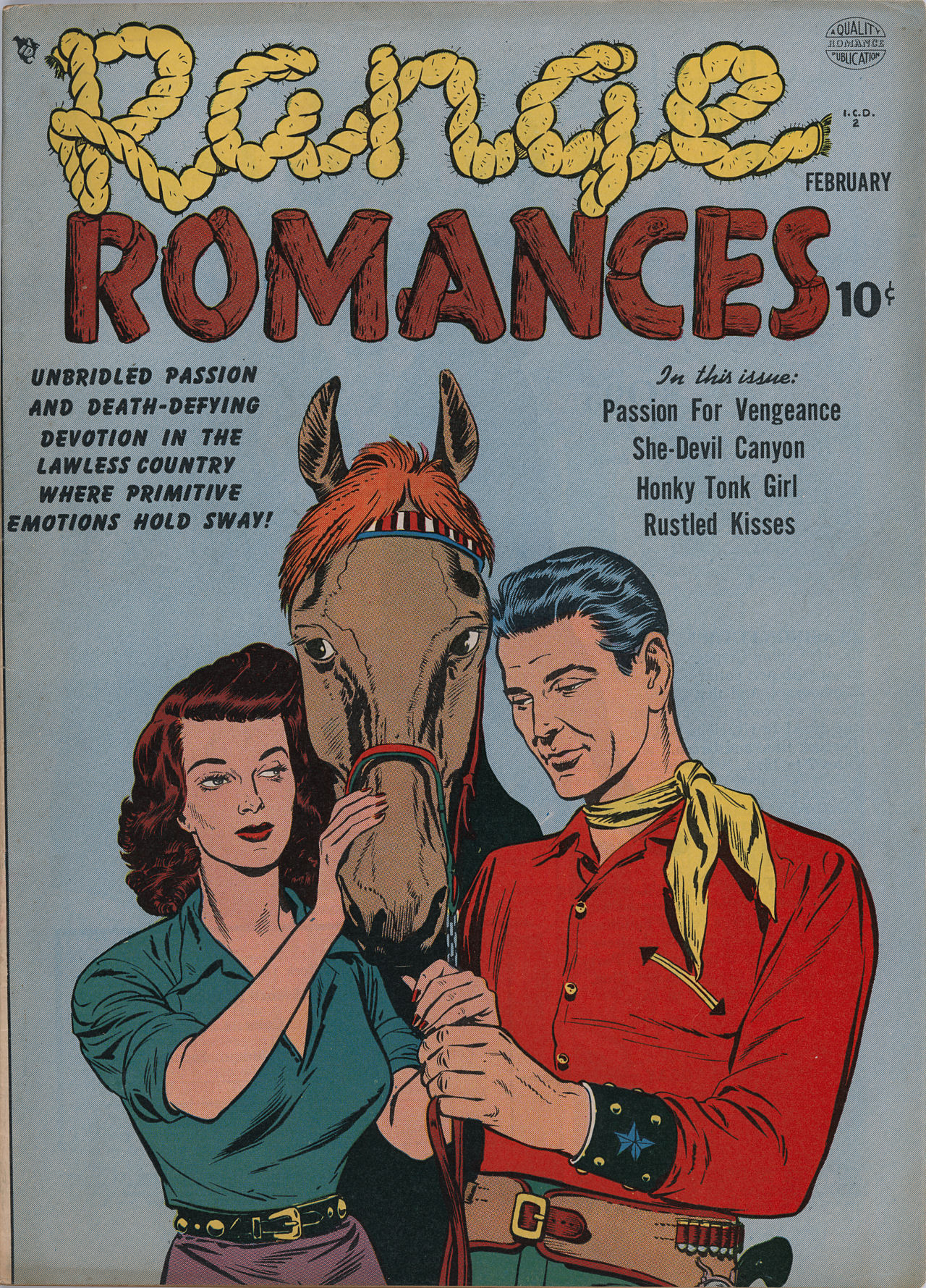 Read online Range Romances comic -  Issue #2 - 1