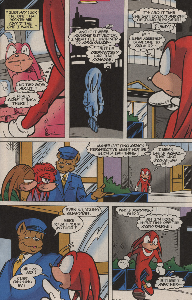 Read online Knuckles the Echidna comic -  Issue #27 - 17