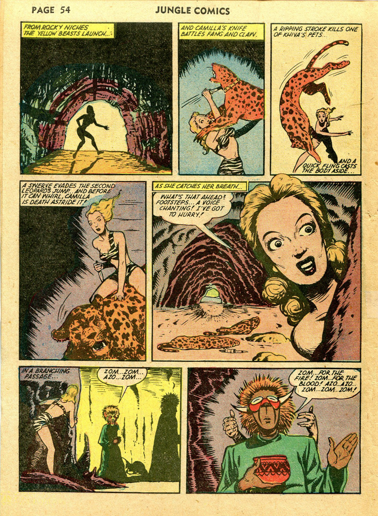 Read online Jungle Comics comic -  Issue #39 - 56