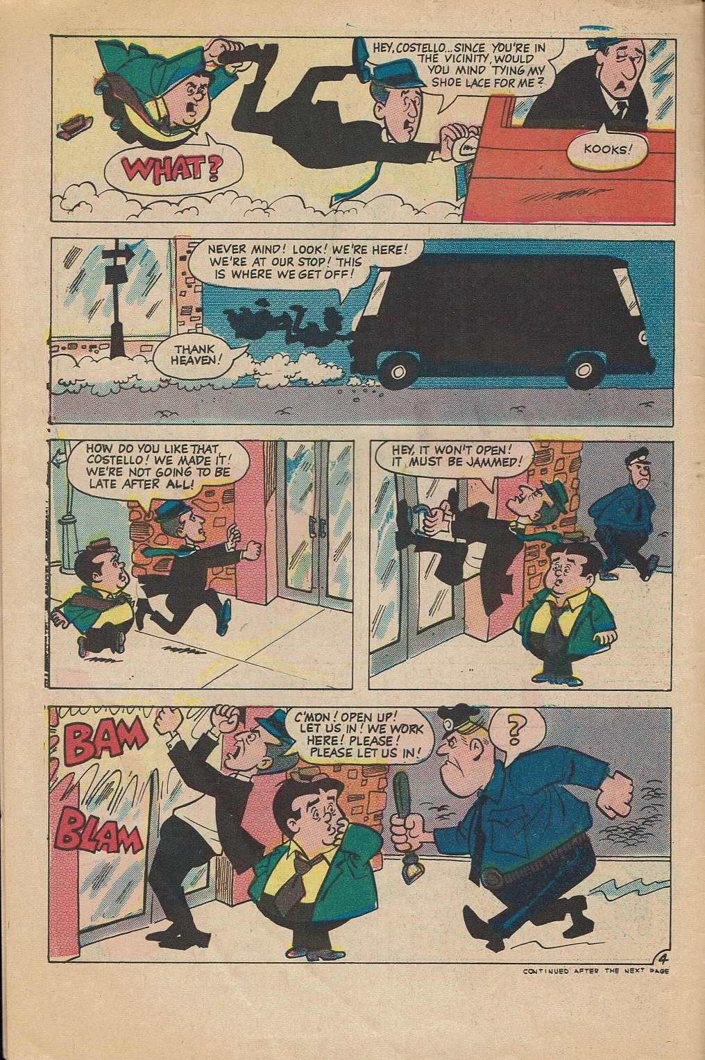 Read online Abbott & Costello comic -  Issue #6 - 6