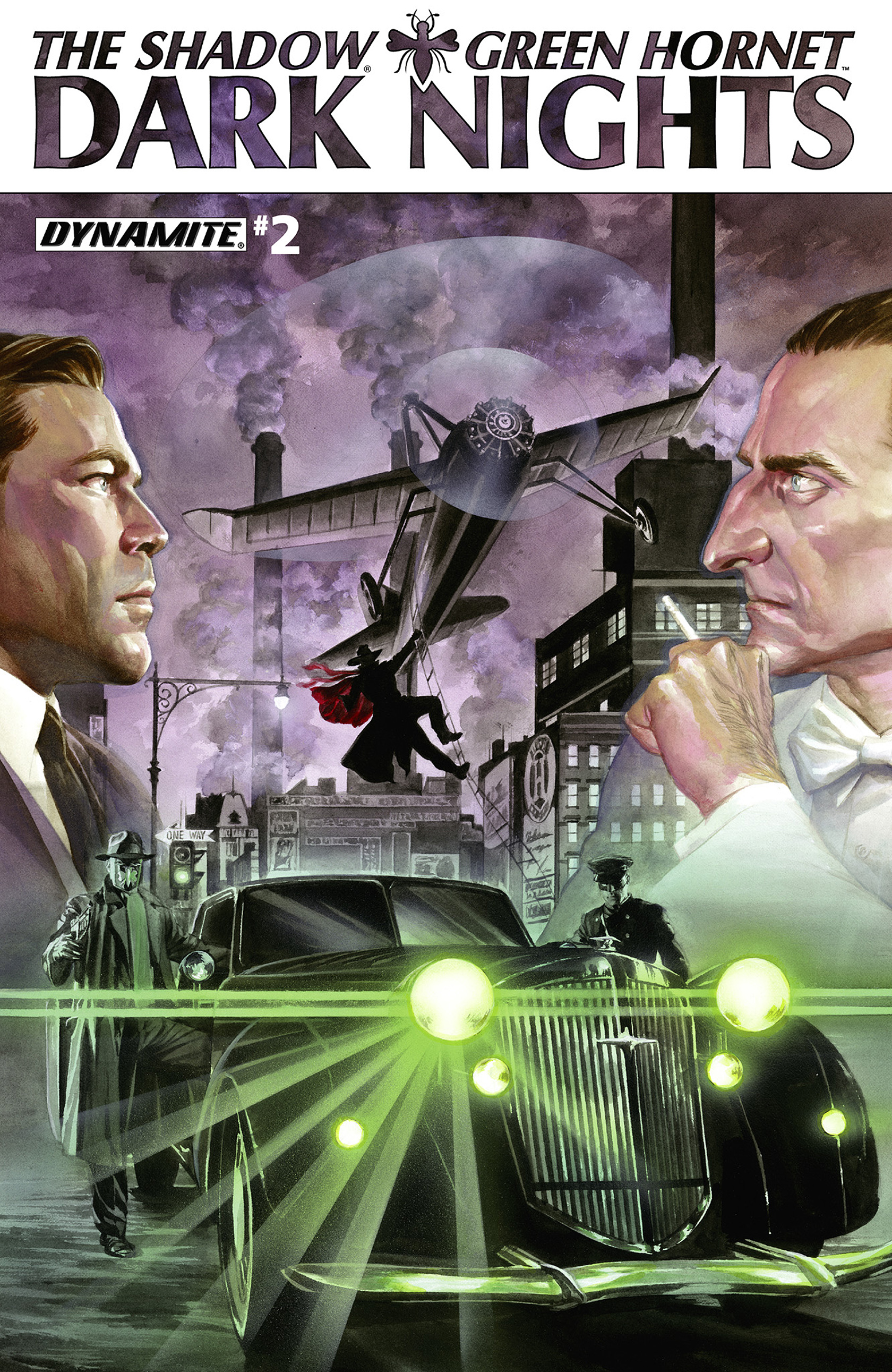 Read online The Shadow/Green Hornet: Dark Nights comic -  Issue #2 - 1