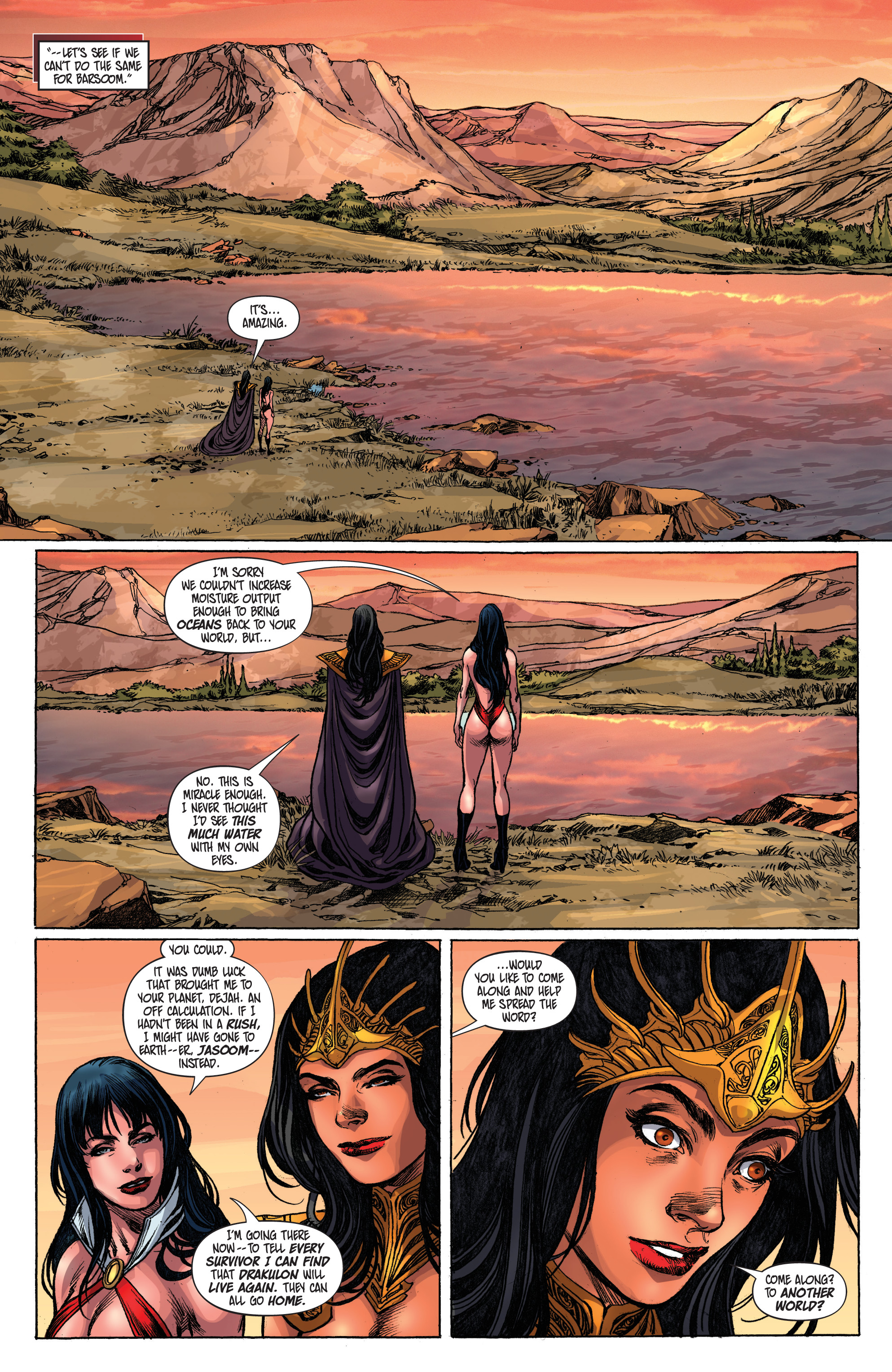 Read online Vampirella/Dejah Thoris comic -  Issue #5 - 26