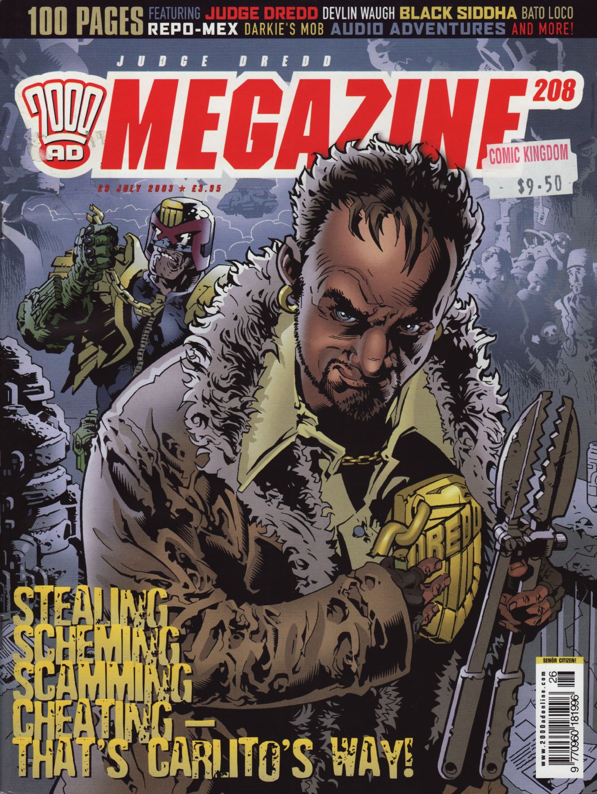 Read online Judge Dredd Megazine (Vol. 5) comic -  Issue #208 - 1