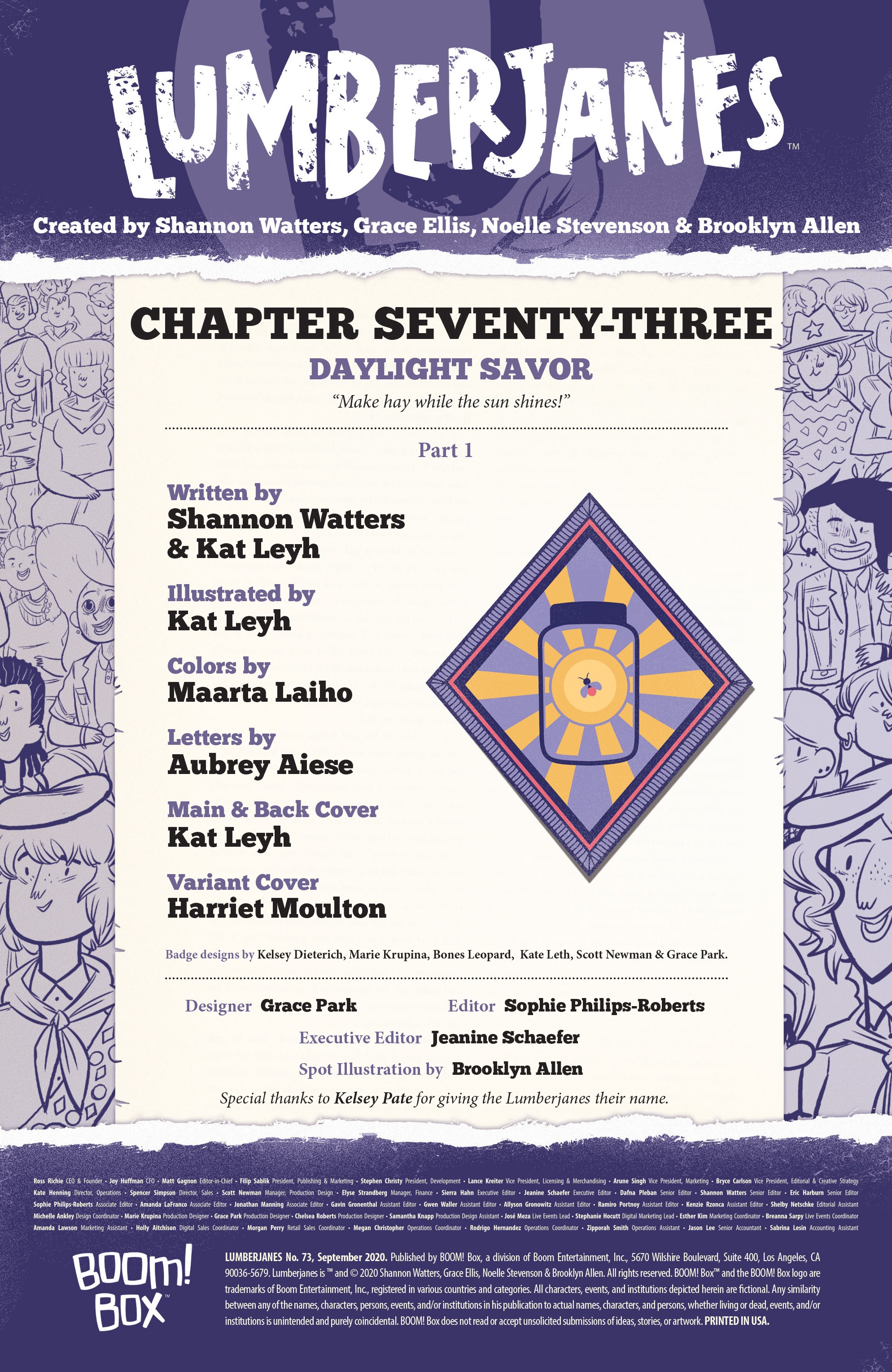 Read online Lumberjanes comic -  Issue #73 - 2