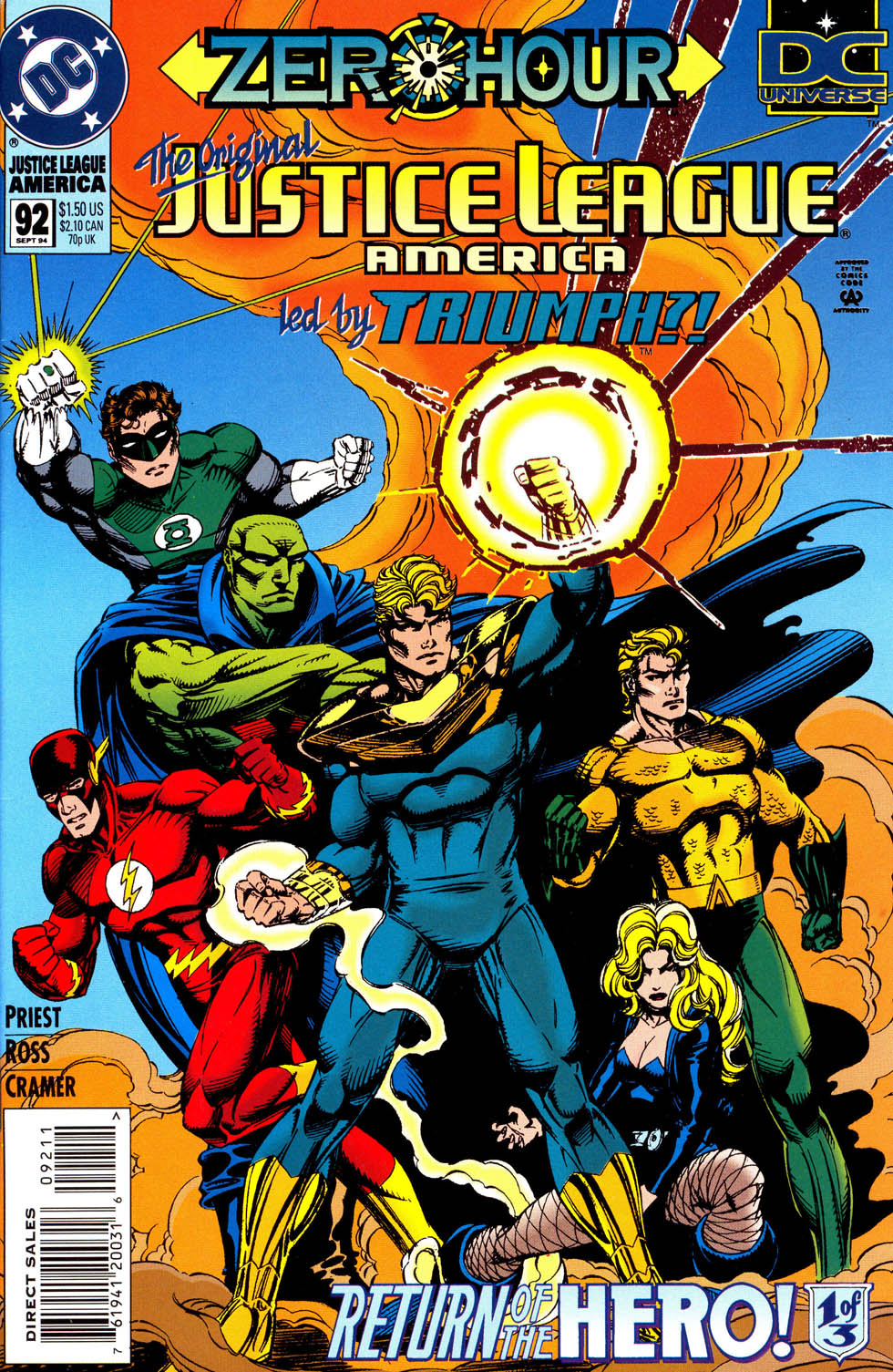 Read online Justice League America comic -  Issue #92 - 1