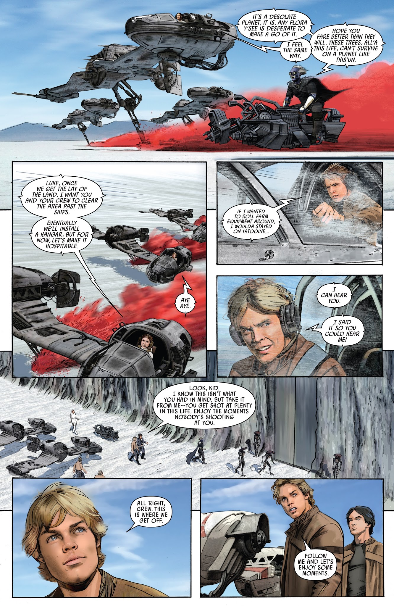 Read online Star Wars Episode VIII: The Last Jedi - Storms of Crait comic -  Issue # Full - 10