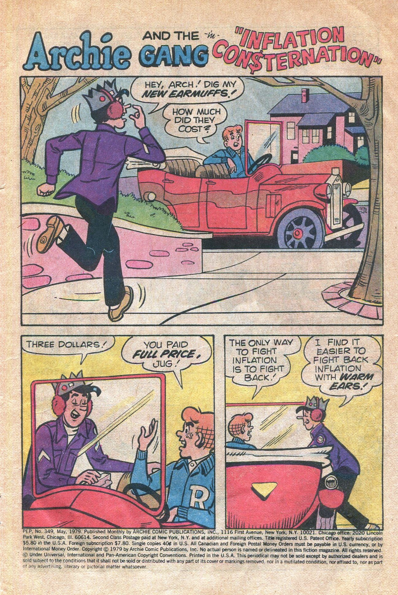 Read online Pep Comics comic -  Issue #349 - 3