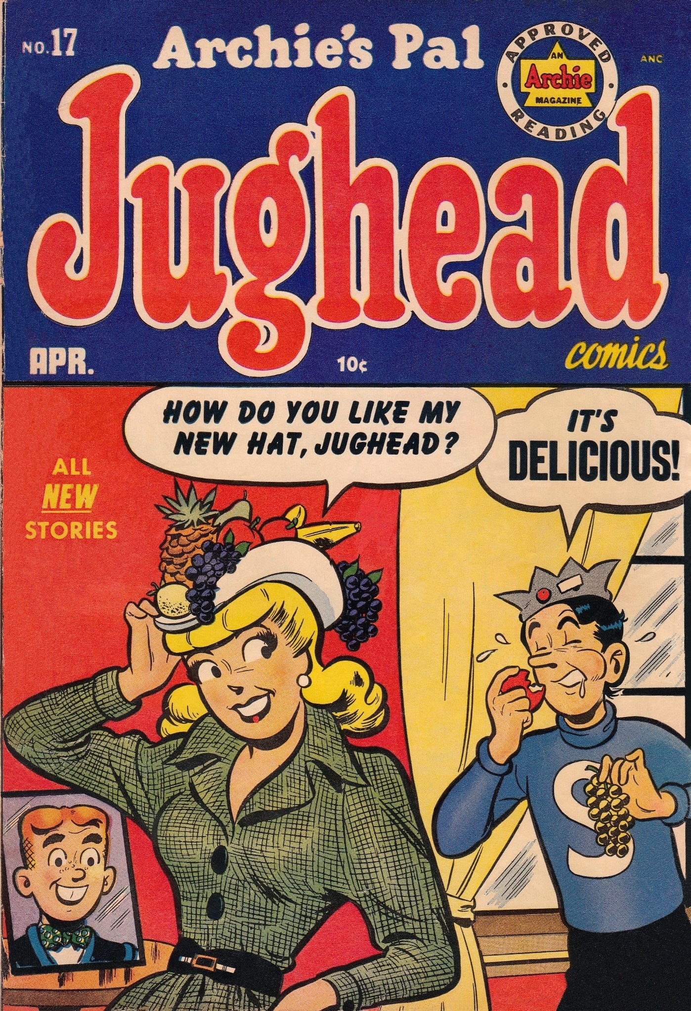 Read online Archie's Pal Jughead comic -  Issue #17 - 1