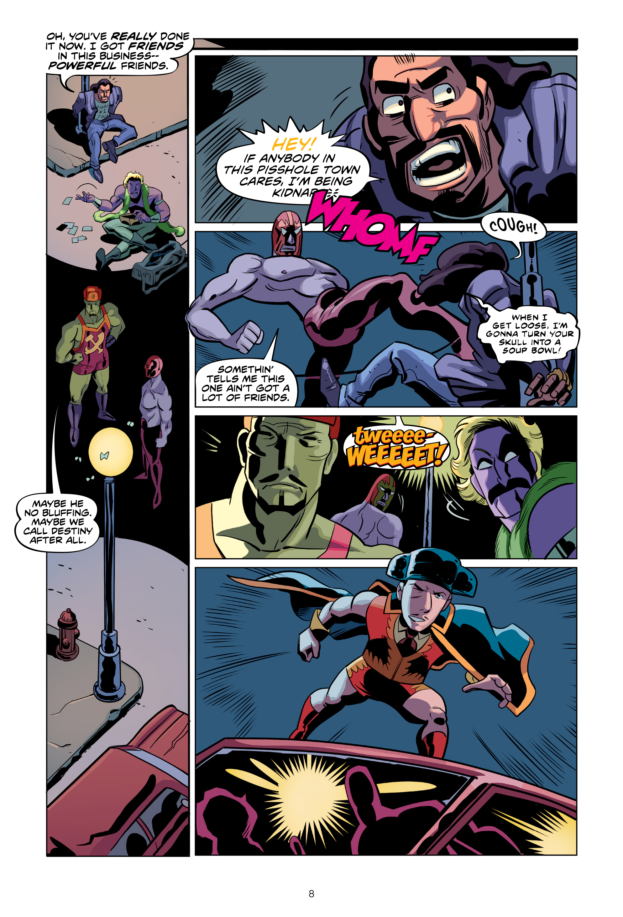 Read online Invasion from Planet Wrestletopia comic -  Issue #3 - 8