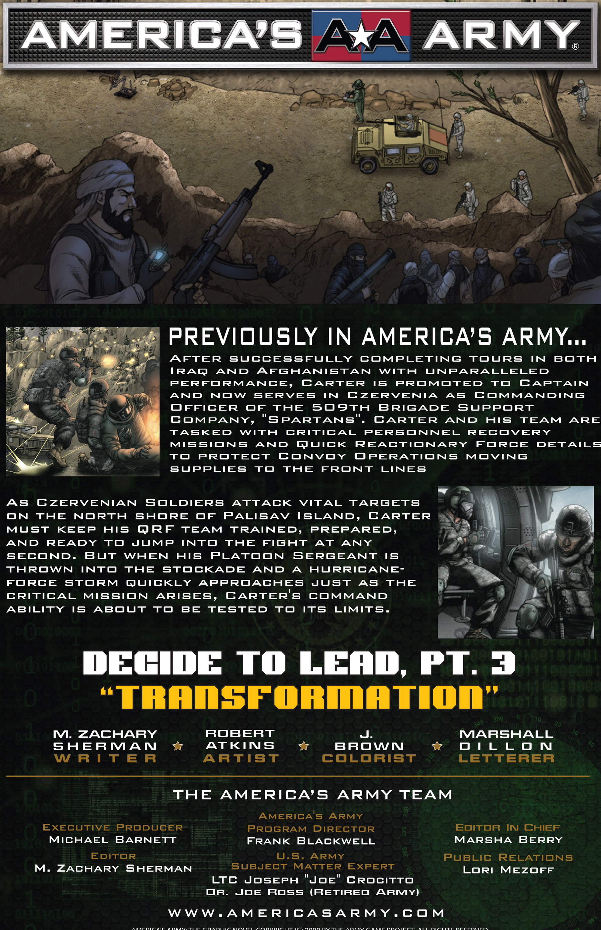 Read online America's Army comic -  Issue #15 - 2
