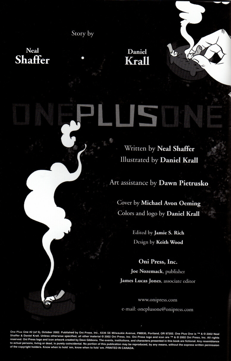 Read online One Plus One comic -  Issue #2 - 2