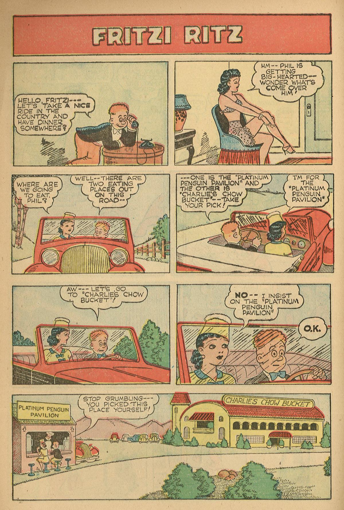 Read online Fritzi Ritz (1953) comic -  Issue #4 - 16
