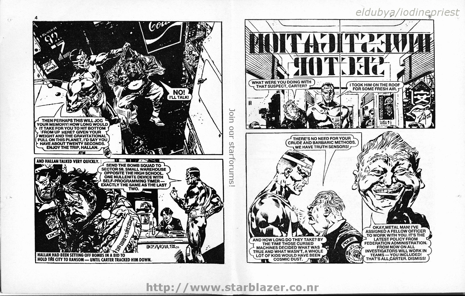 Read online Starblazer comic -  Issue #191 - 4