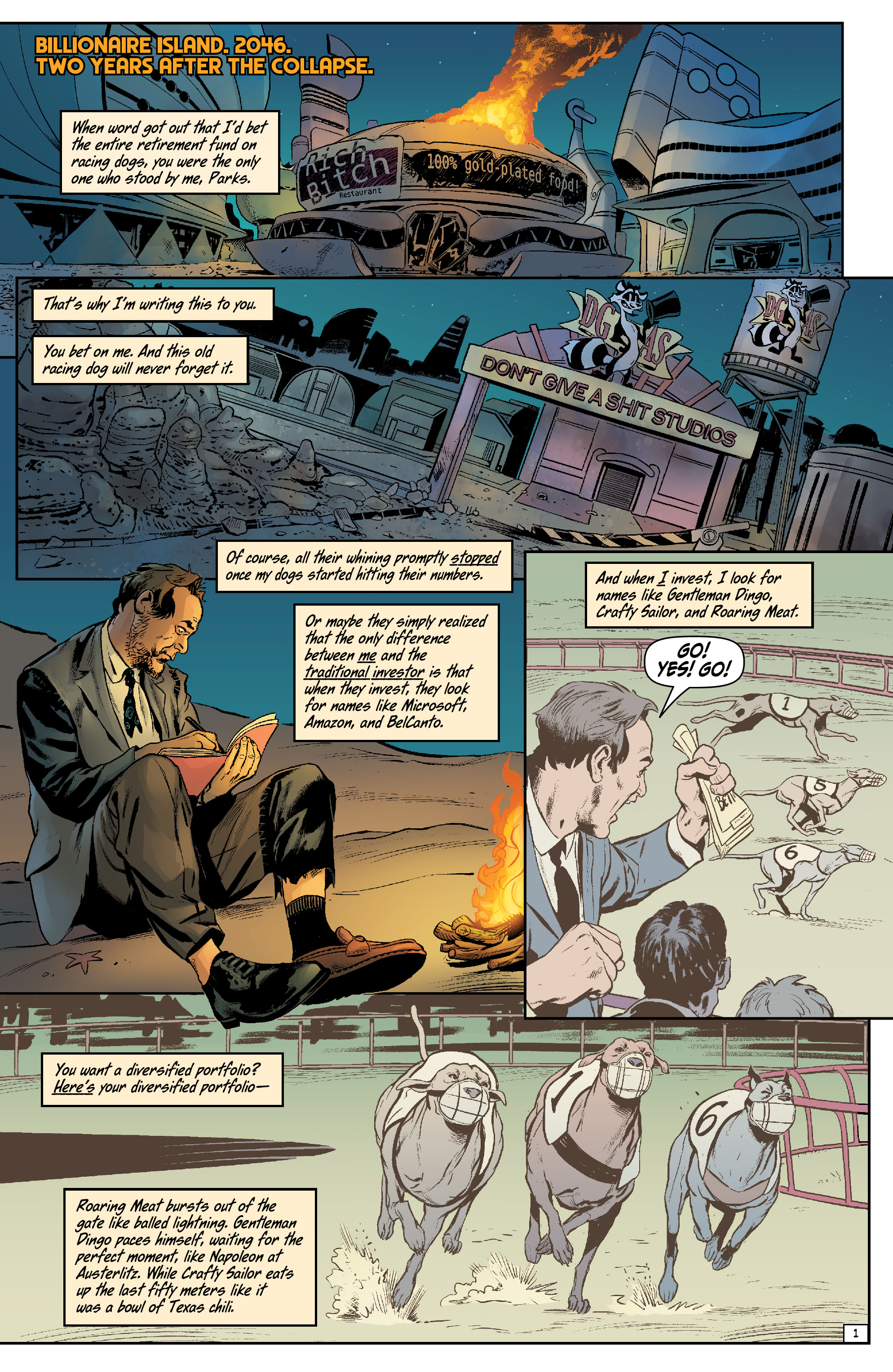 Read online Billionaire Island: Cult of Dogs comic -  Issue #2 - 3
