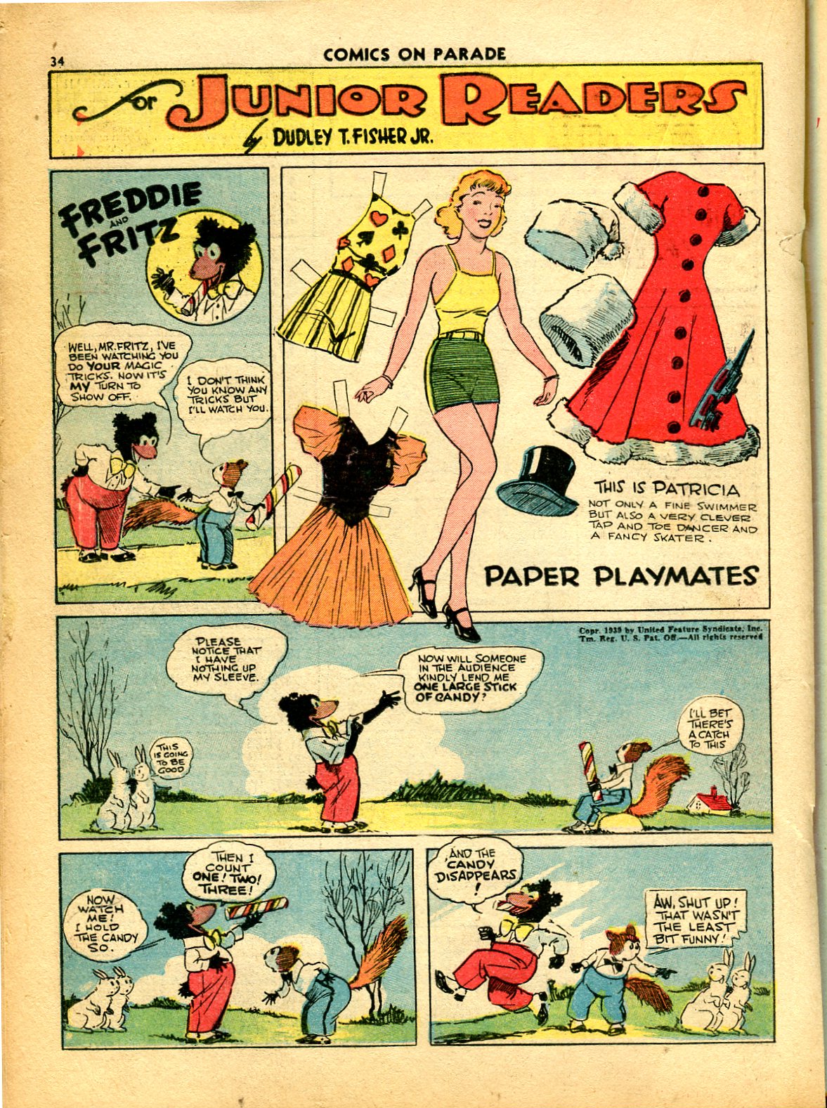 Read online Comics on Parade comic -  Issue #15 - 36