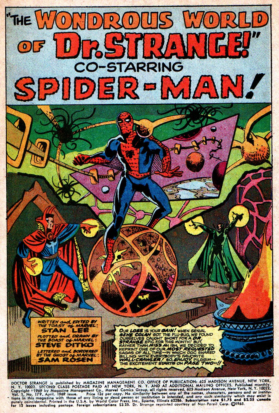 Read online Marvel Masterworks: Doctor Strange comic -  Issue # TPB 3 - 213