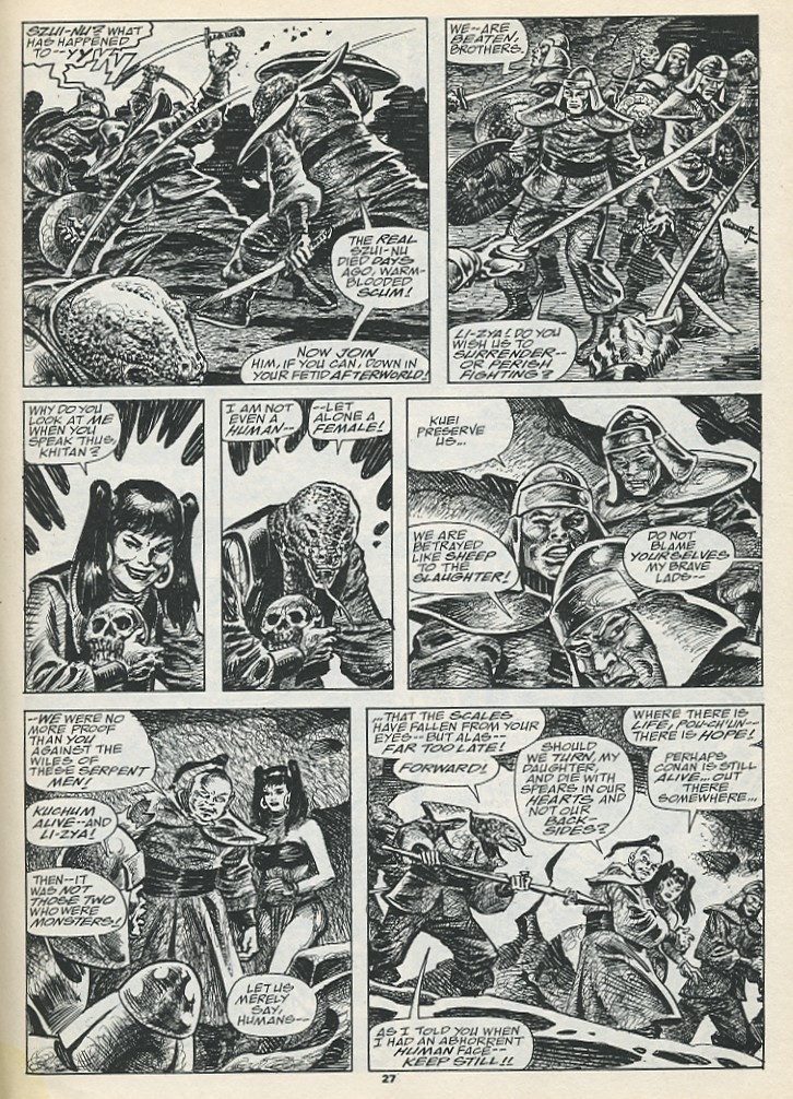Read online The Savage Sword Of Conan comic -  Issue #193 - 29